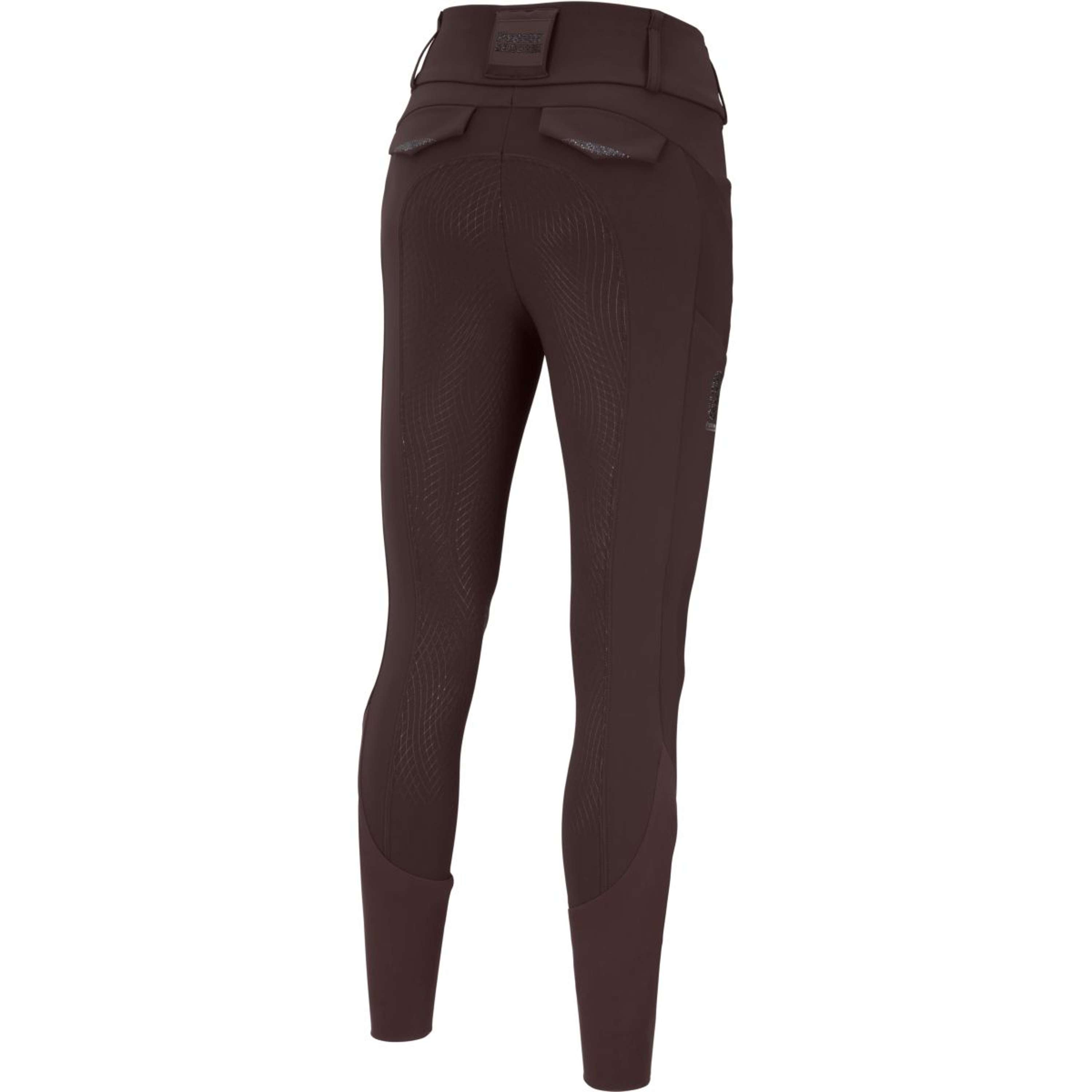 Pikeur Pantaloni da Equitazione Cantira MatrixGripTec Highwaist Full Grip Marrone Cioccolato