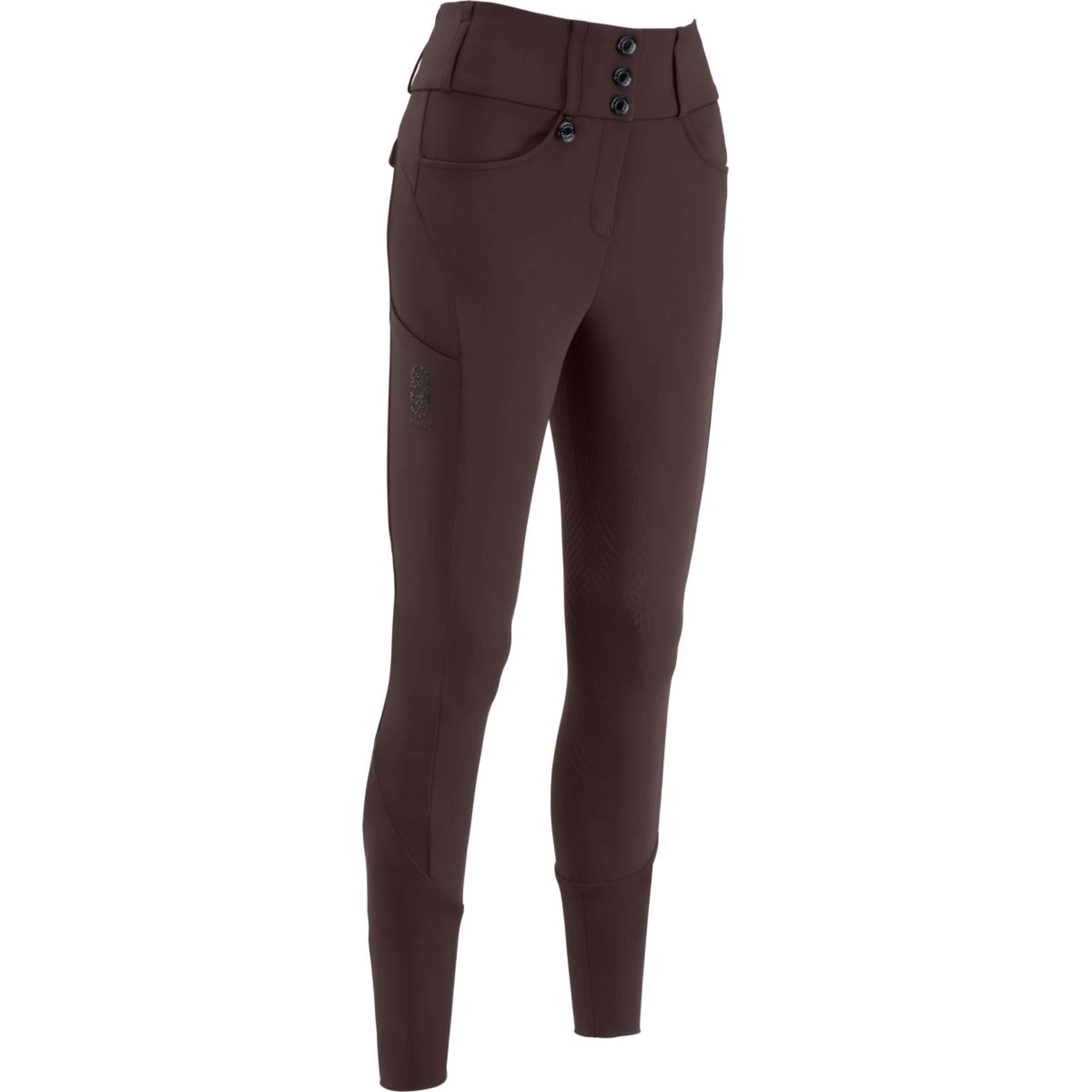 Pikeur Pantaloni da Equitazione Cantira MatrixGripTec Highwaist Full Grip Marrone Cioccolato