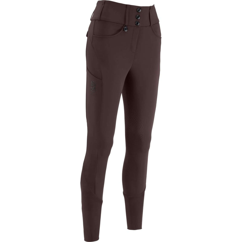 Pikeur Pantaloni da Equitazione Cantira MatrixGripTec Highwaist Full Grip Marrone Cioccolato