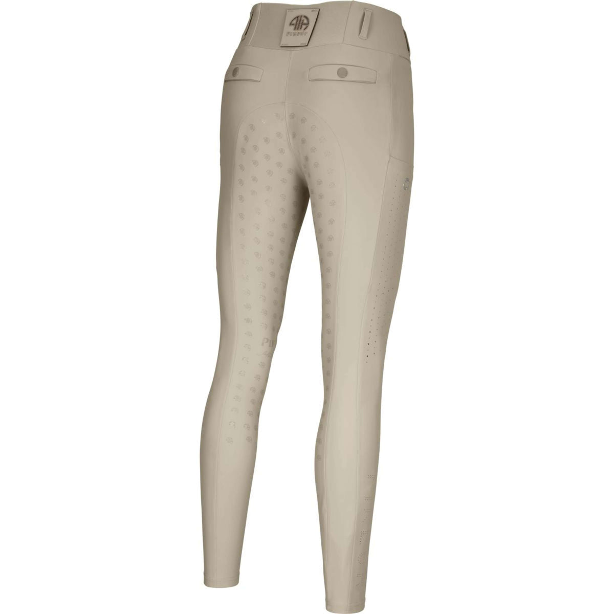 Pikeur Leggings da Equitazione Linnett Summer SS26 Full Grip Pearl Gray