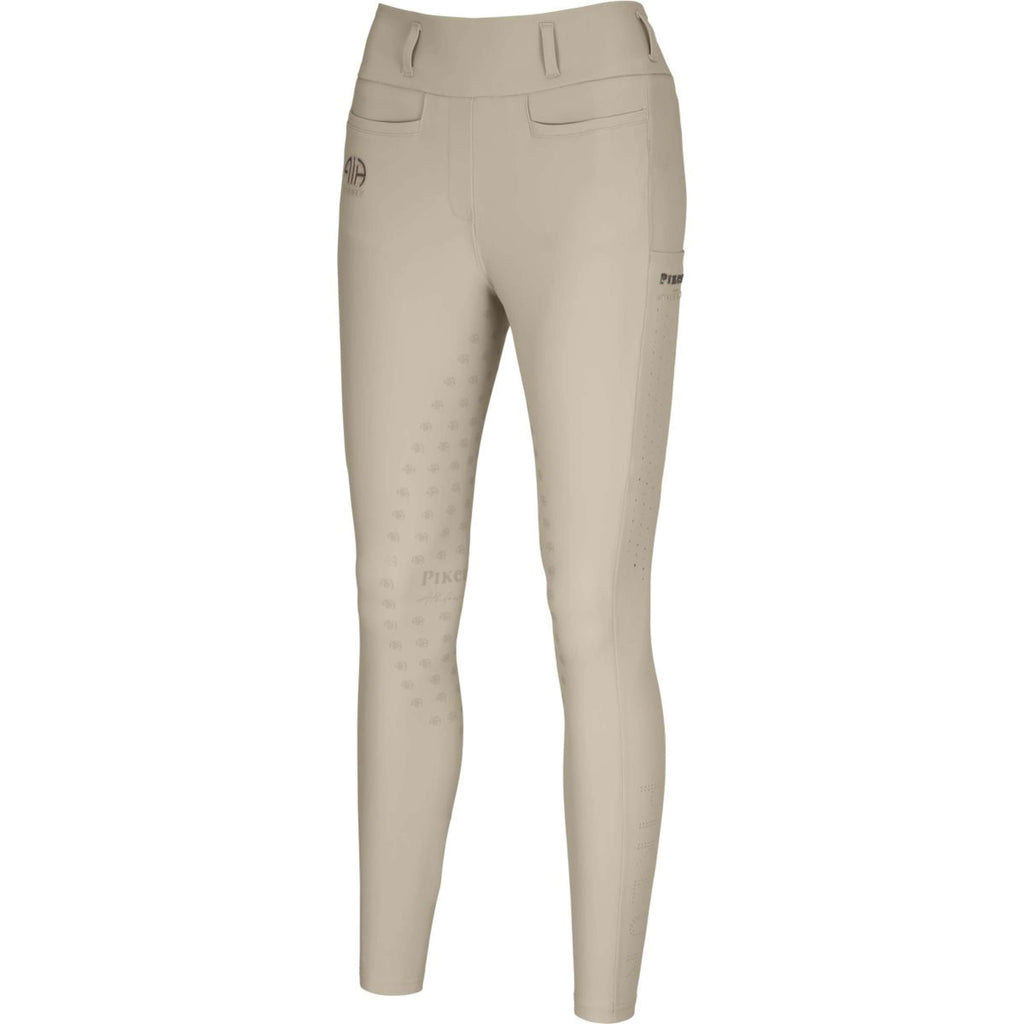 Pikeur Leggings da Equitazione Linnett Summer SS26 Full Grip Pearl Gray