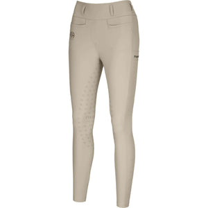 Pikeur Leggings da Equitazione Linnett Summer SS26 Full Grip Pearl Gray