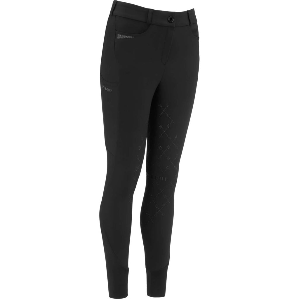 Pikeur Pantaloni da Equitazione Ceelina GripTec Kids Midwaist Full Grip Nero