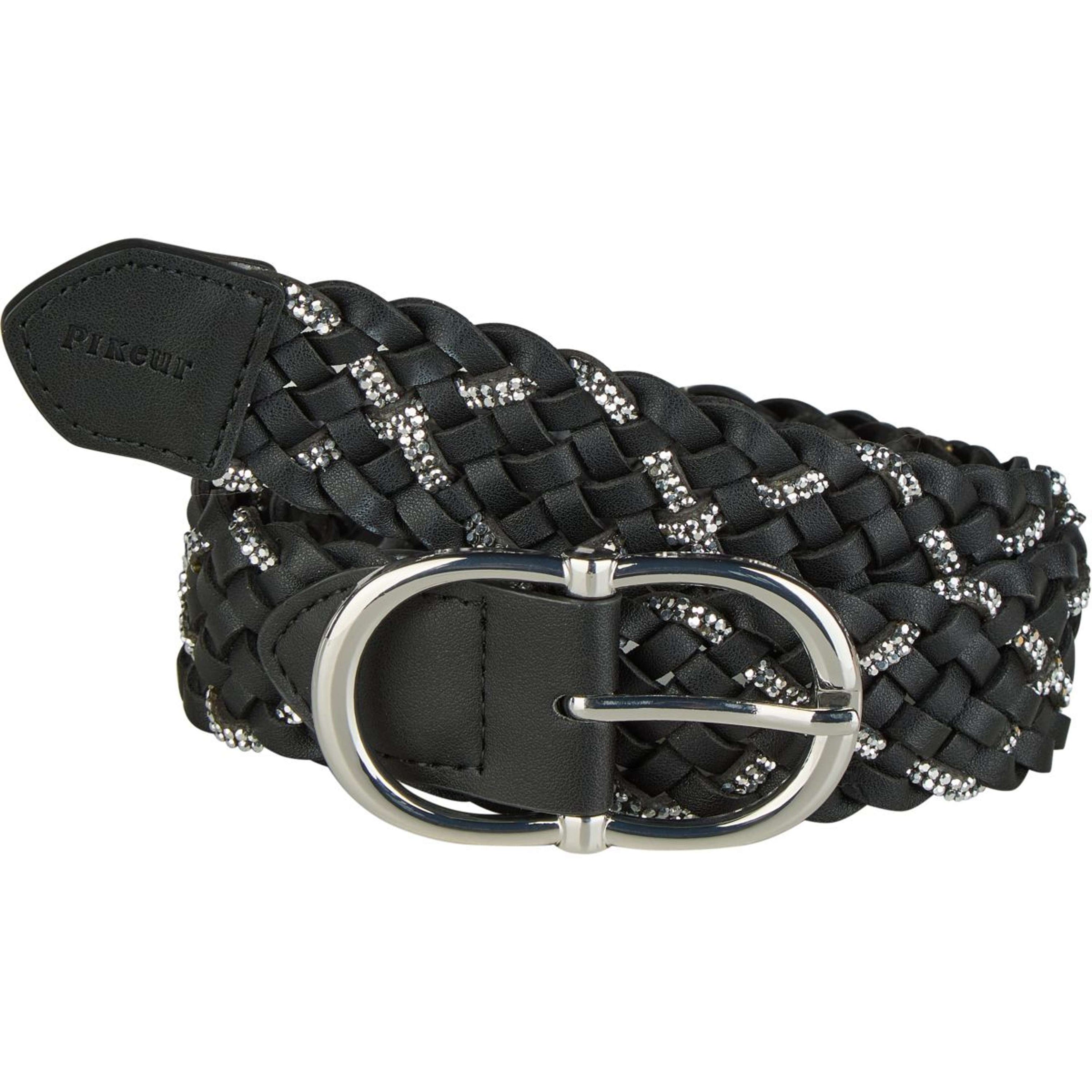 Pikeur Cintura Braided SS26 Black/Silver Pikeur Cintura Braided SS26 Black/Silver