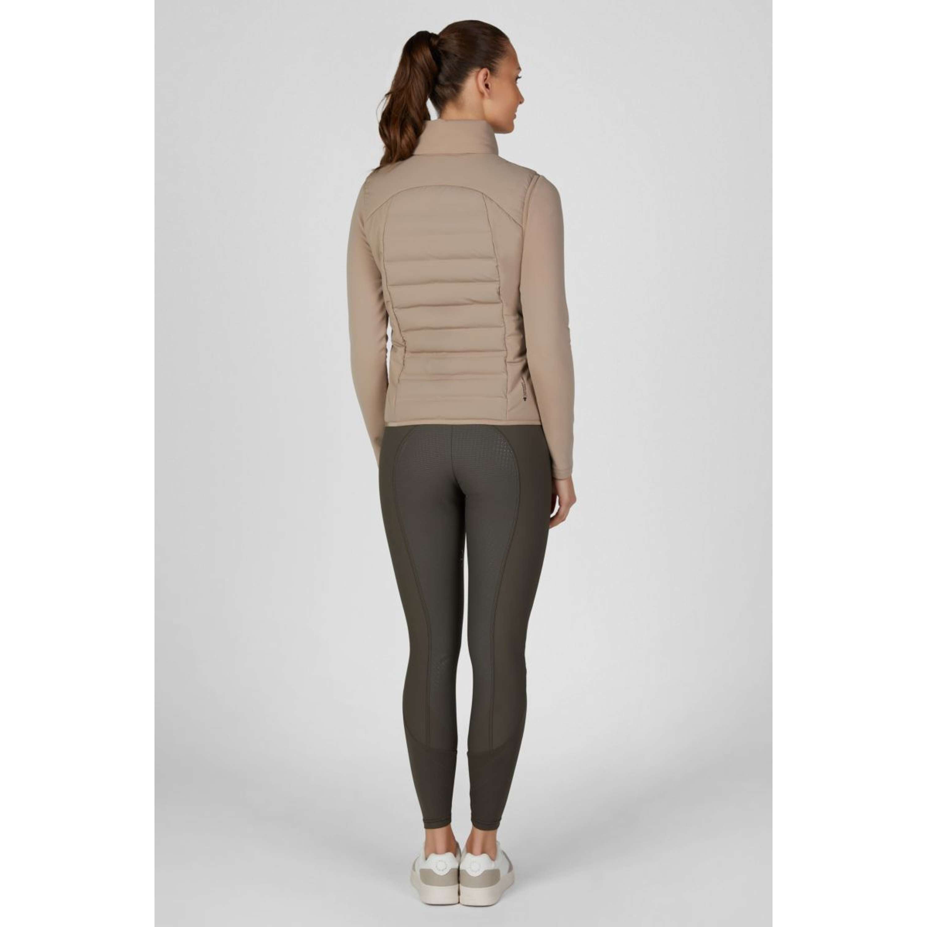 Pikeur Gilet Quilted FlexVest Athleisure AW26 Mocha Cream