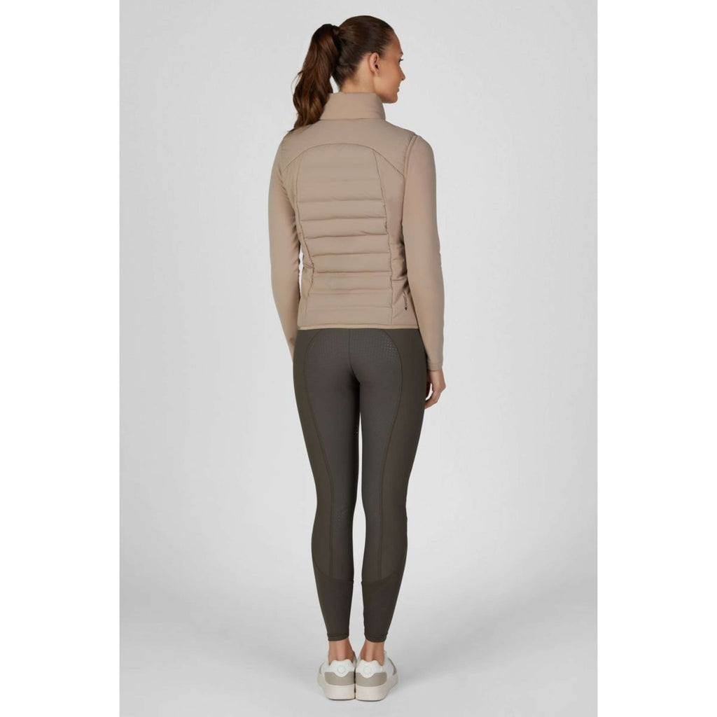 Pikeur Gilet Quilted FlexVest Athleisure AW26 Mocha Cream