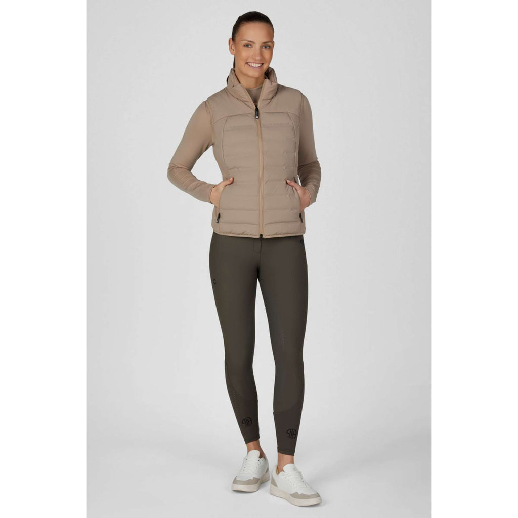 Pikeur Gilet Quilted FlexVest Athleisure AW26 Mocha Cream