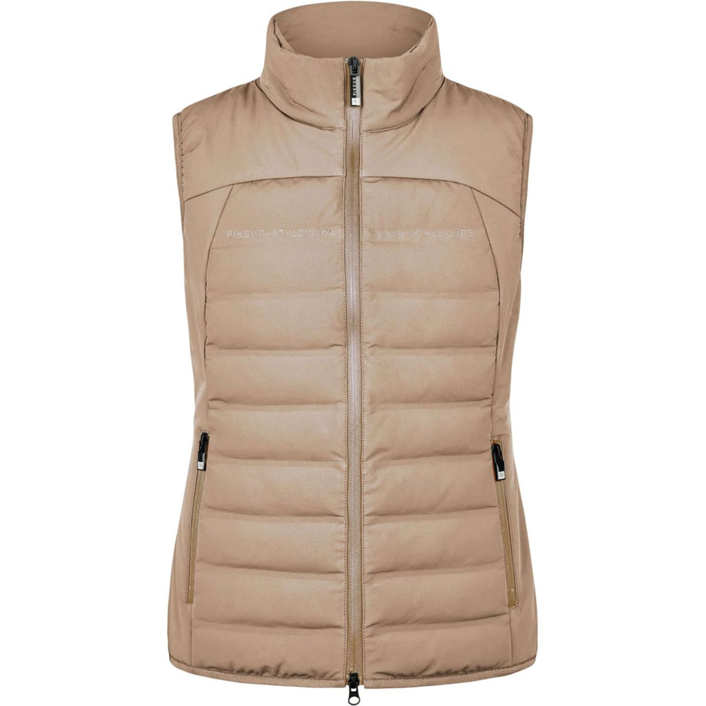 Pikeur Gilet Quilted FlexVest Athleisure AW26 Mocha Cream