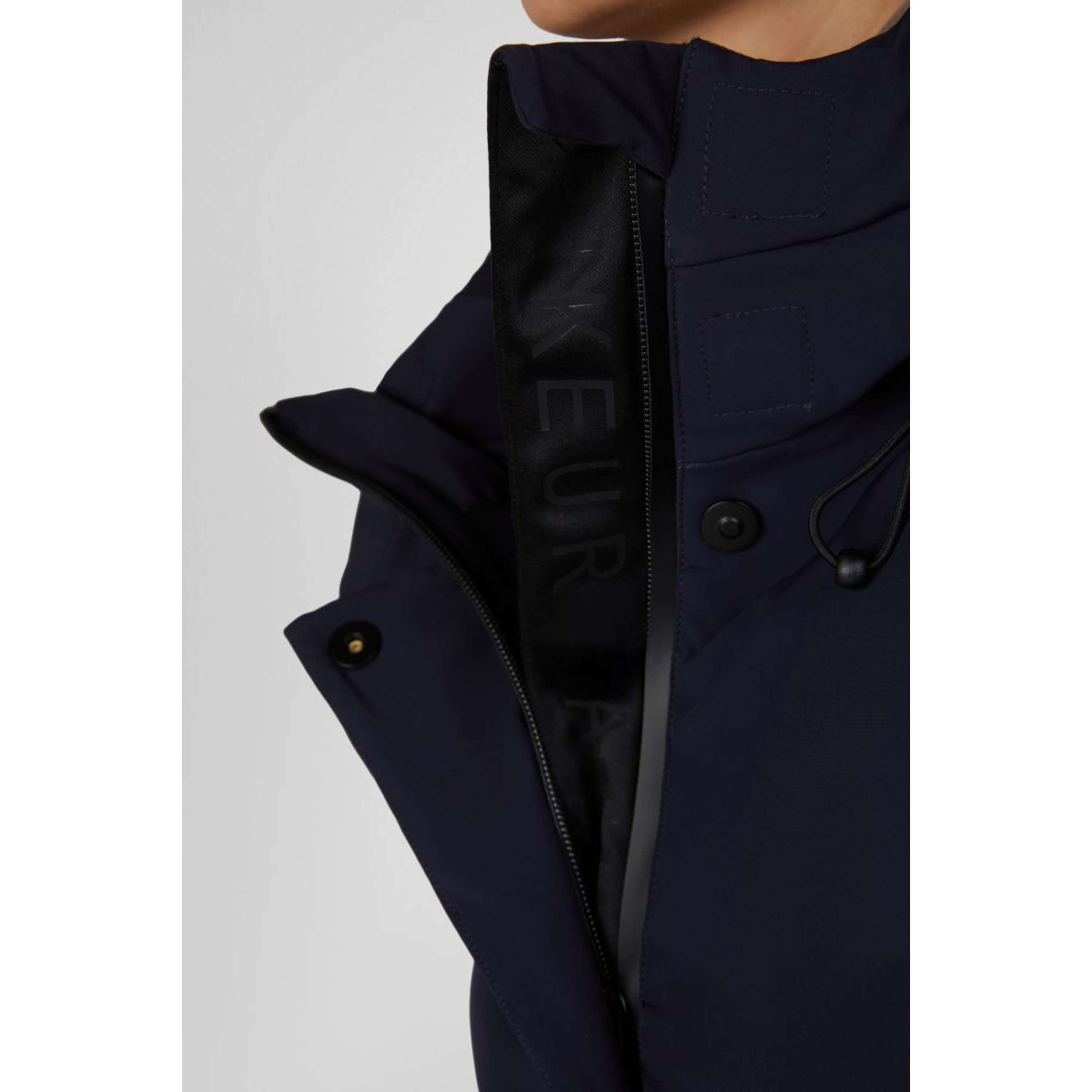 Pikeur Cappotto Lungo Quilted Raincoat Athleisure AW26 Nightblue