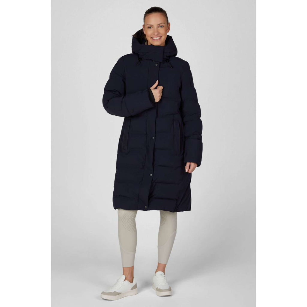 Pikeur Cappotto Lungo Quilted Raincoat Athleisure AW26 Nightblue