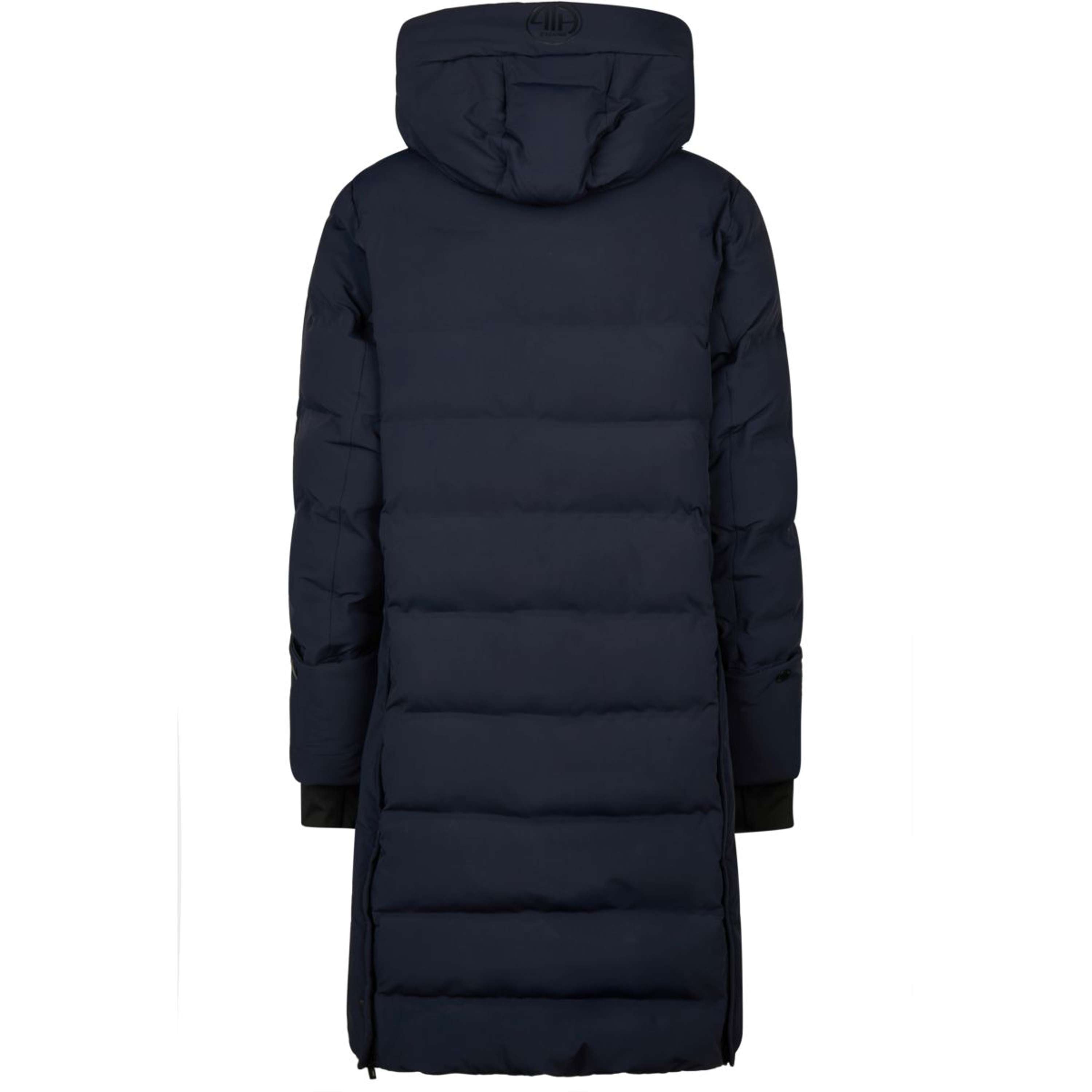 Pikeur Cappotto Lungo Quilted Raincoat Athleisure AW26 Nightblue