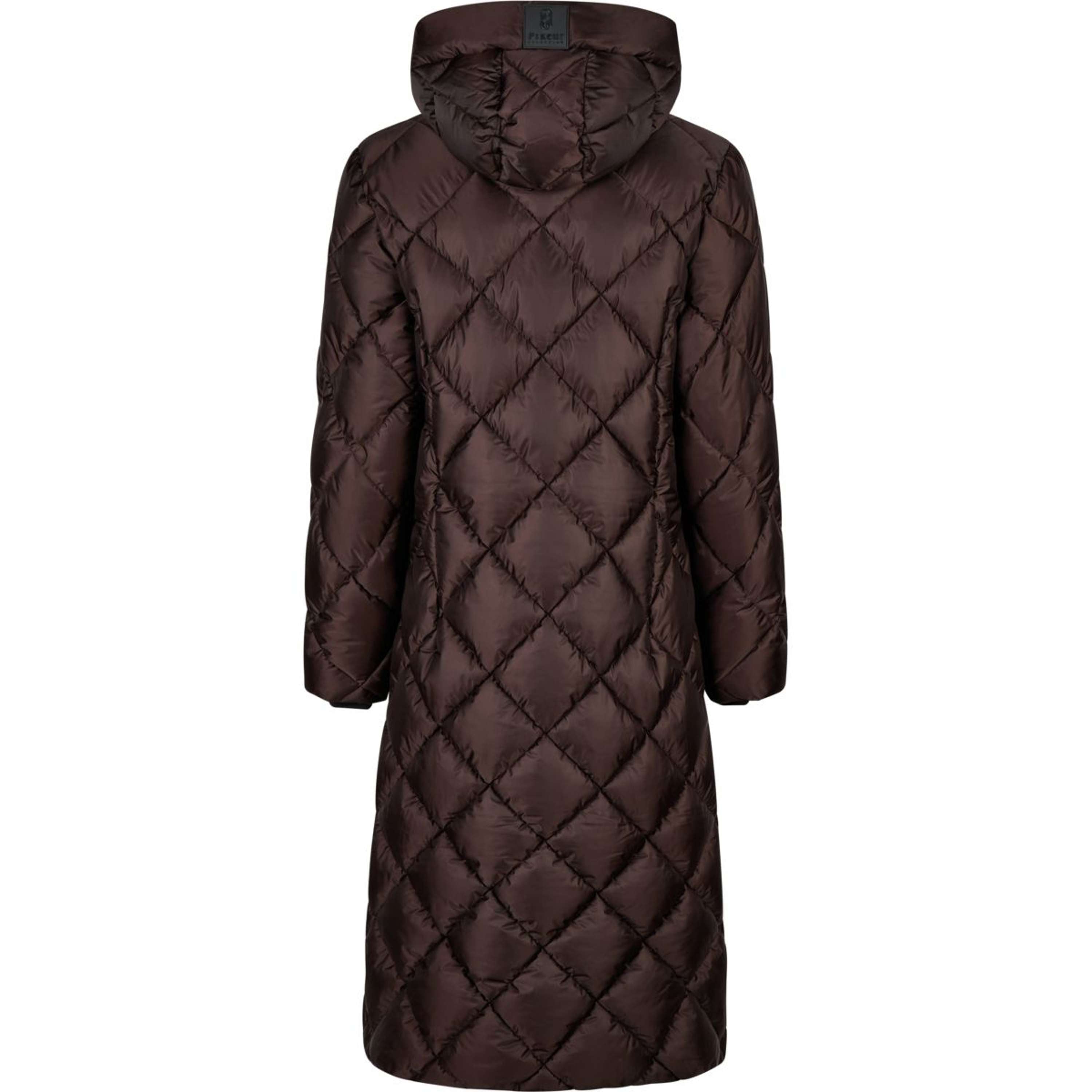 Pikeur Cappotto Lungo QuiltDiamond Selection AW26 Marrone Cioccolato