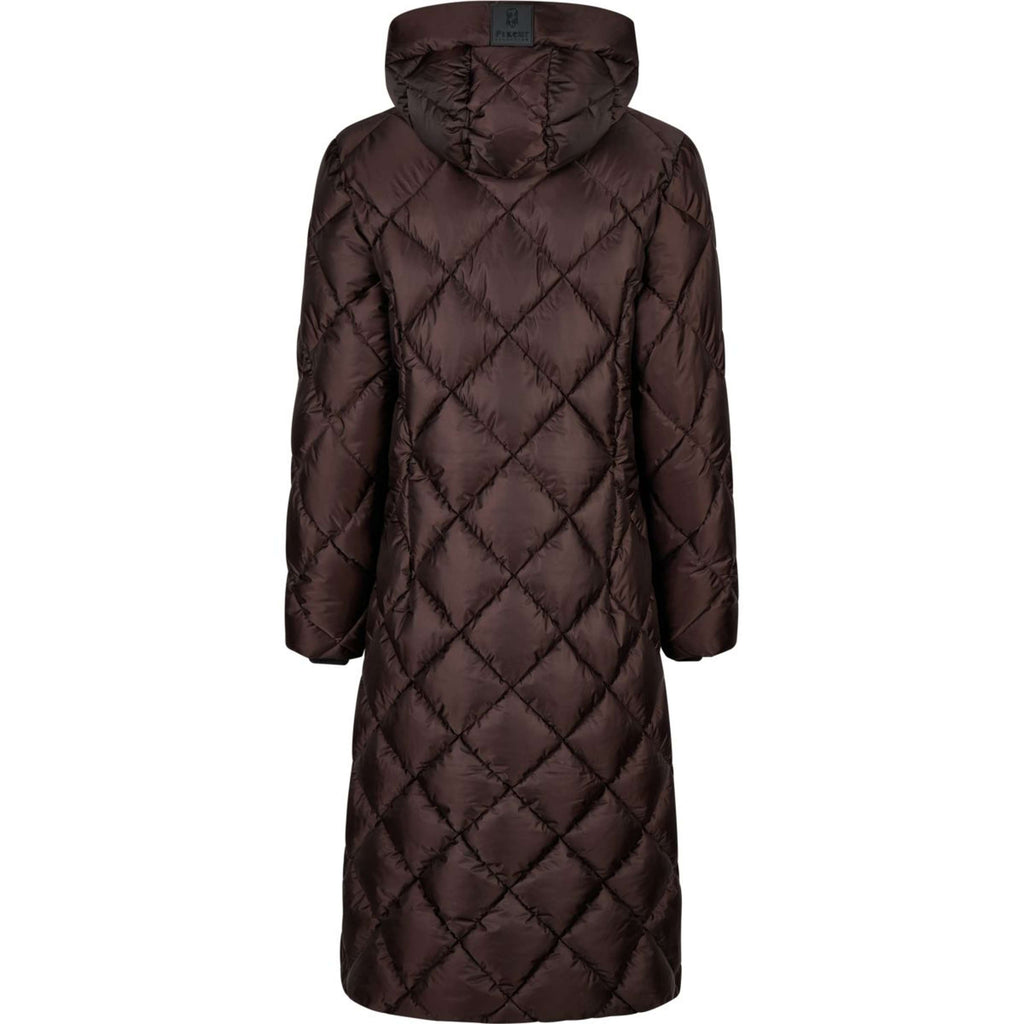 Pikeur Cappotto Lungo QuiltDiamond Selection AW26 Marrone Cioccolato