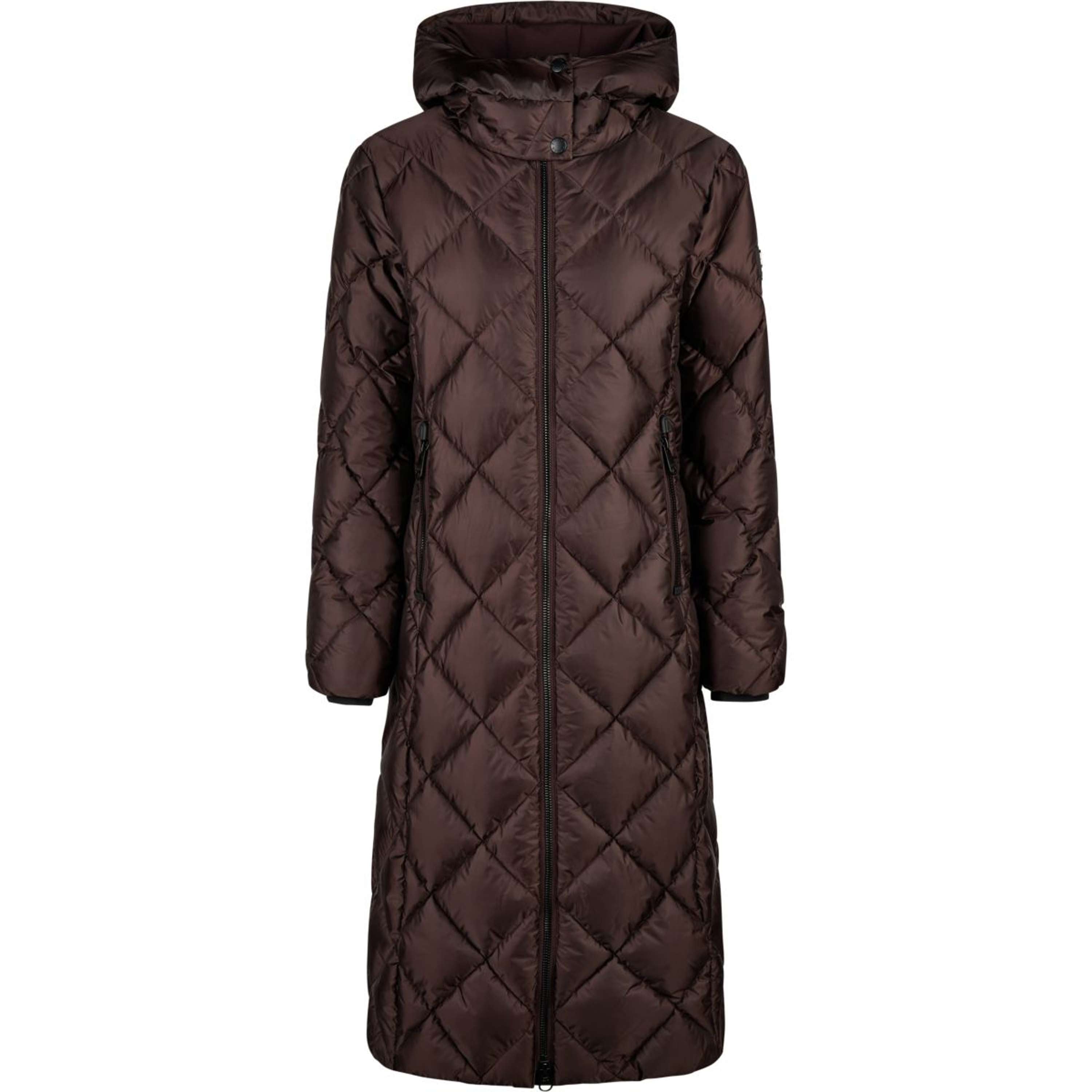 Pikeur Cappotto Lungo QuiltDiamond Selection AW26 Marrone Cioccolato
