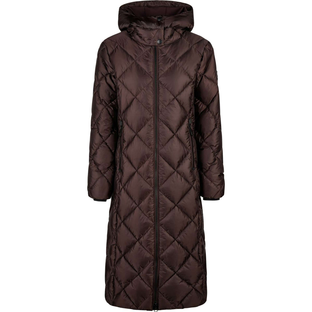 Pikeur Cappotto Lungo QuiltDiamond Selection AW26 Marrone Cioccolato
