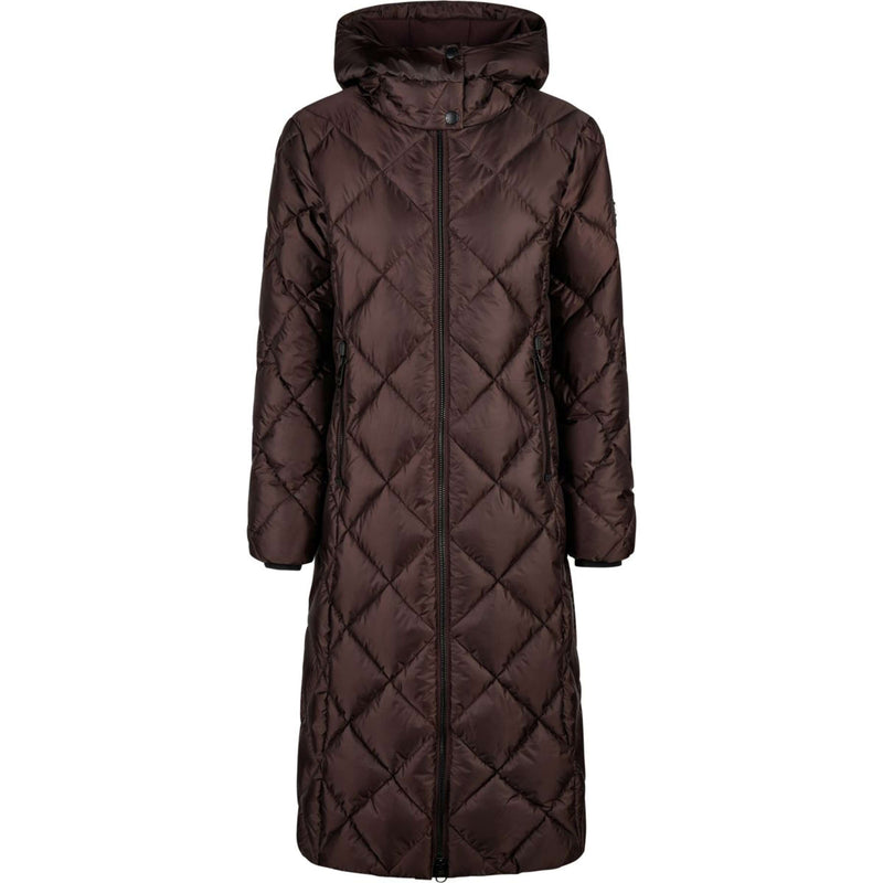 Pikeur Cappotto Lungo QuiltDiamond Selection AW26 Marrone Cioccolato
