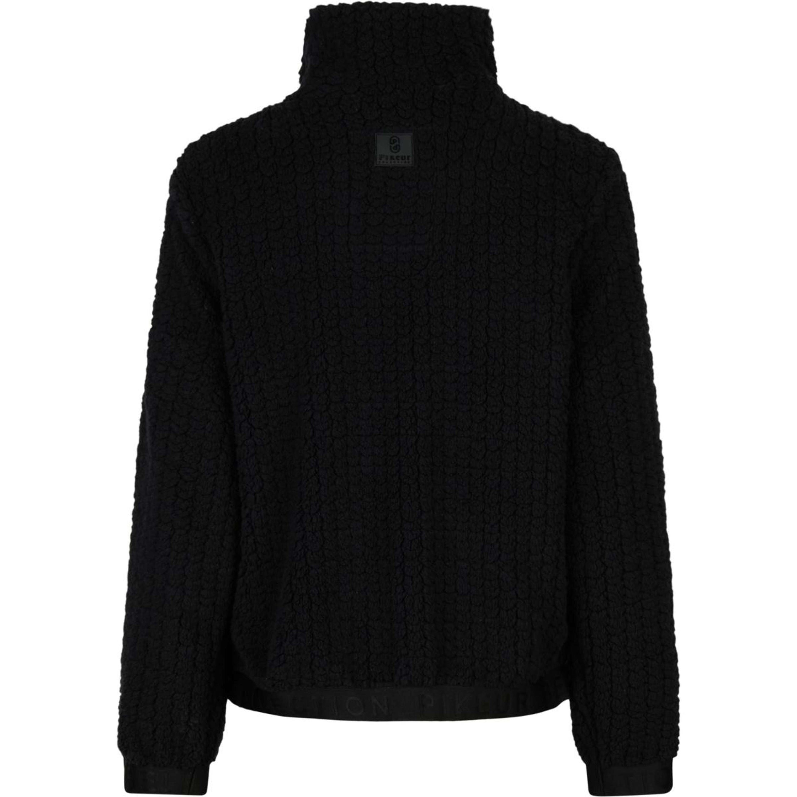 Pikeur Felpa con cappuccio e zip Velvet Selection AW26 Nero