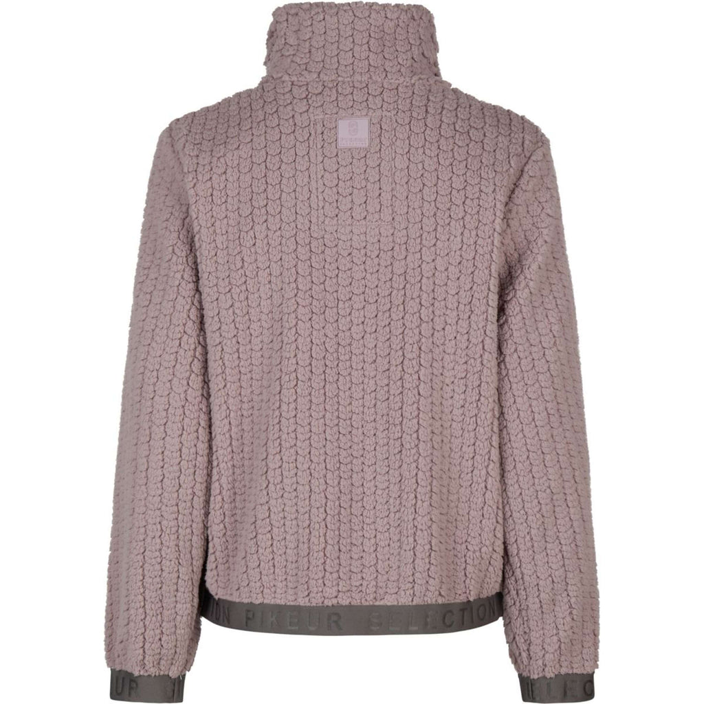 Pikeur Felpa con cappuccio e zip Velvet Selection AW26 Ash Mauve