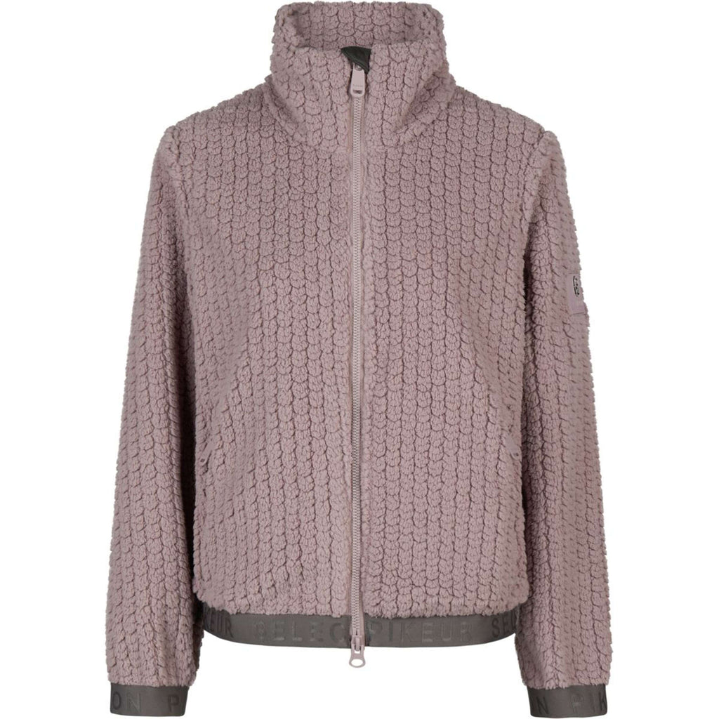 Pikeur Felpa con cappuccio e zip Velvet Selection AW26 Ash Mauve