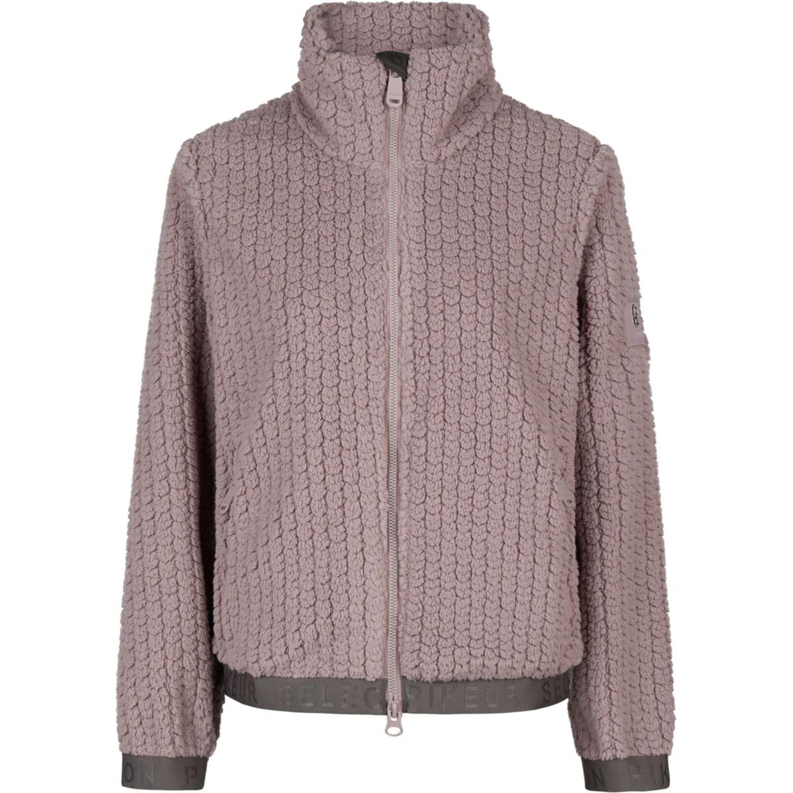 Pikeur Felpa con cappuccio e zip Velvet Selection AW26 Ash Mauve
