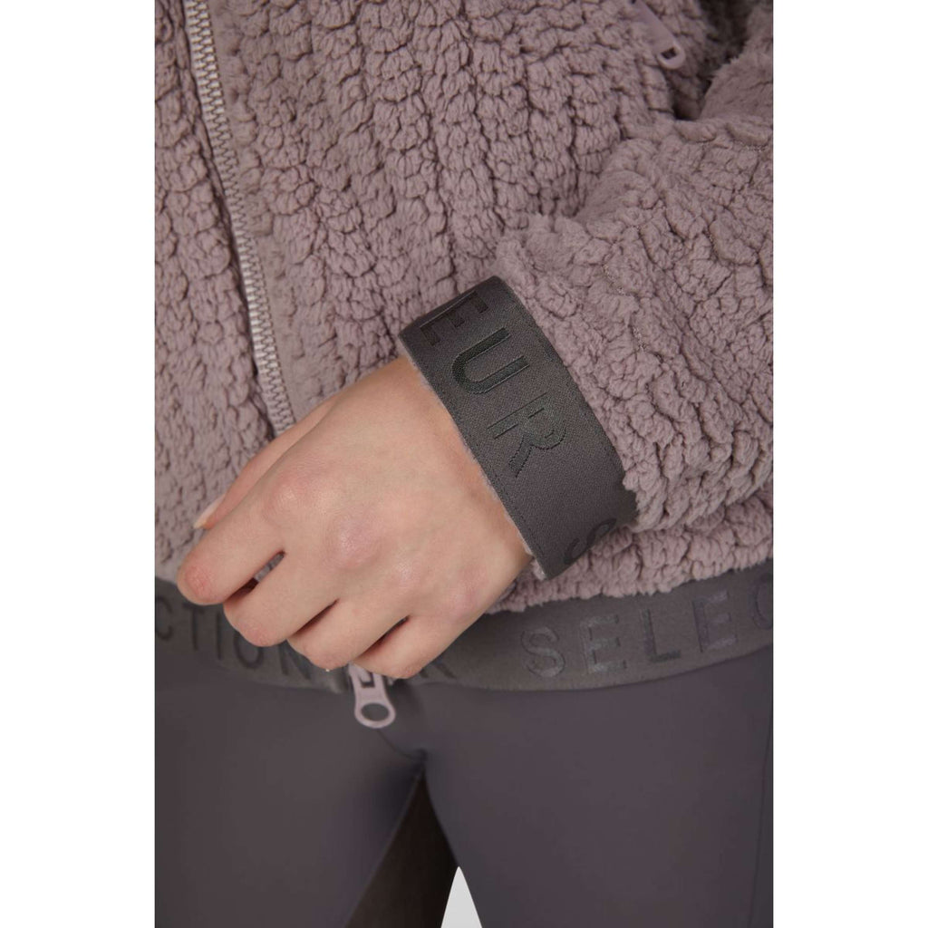 Pikeur Felpa con cappuccio e zip Velvet Selection AW26 Ash Mauve