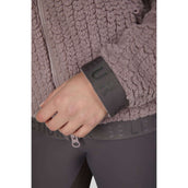 Pikeur Felpa con cappuccio e zip Velvet Selection AW26 Ash Mauve