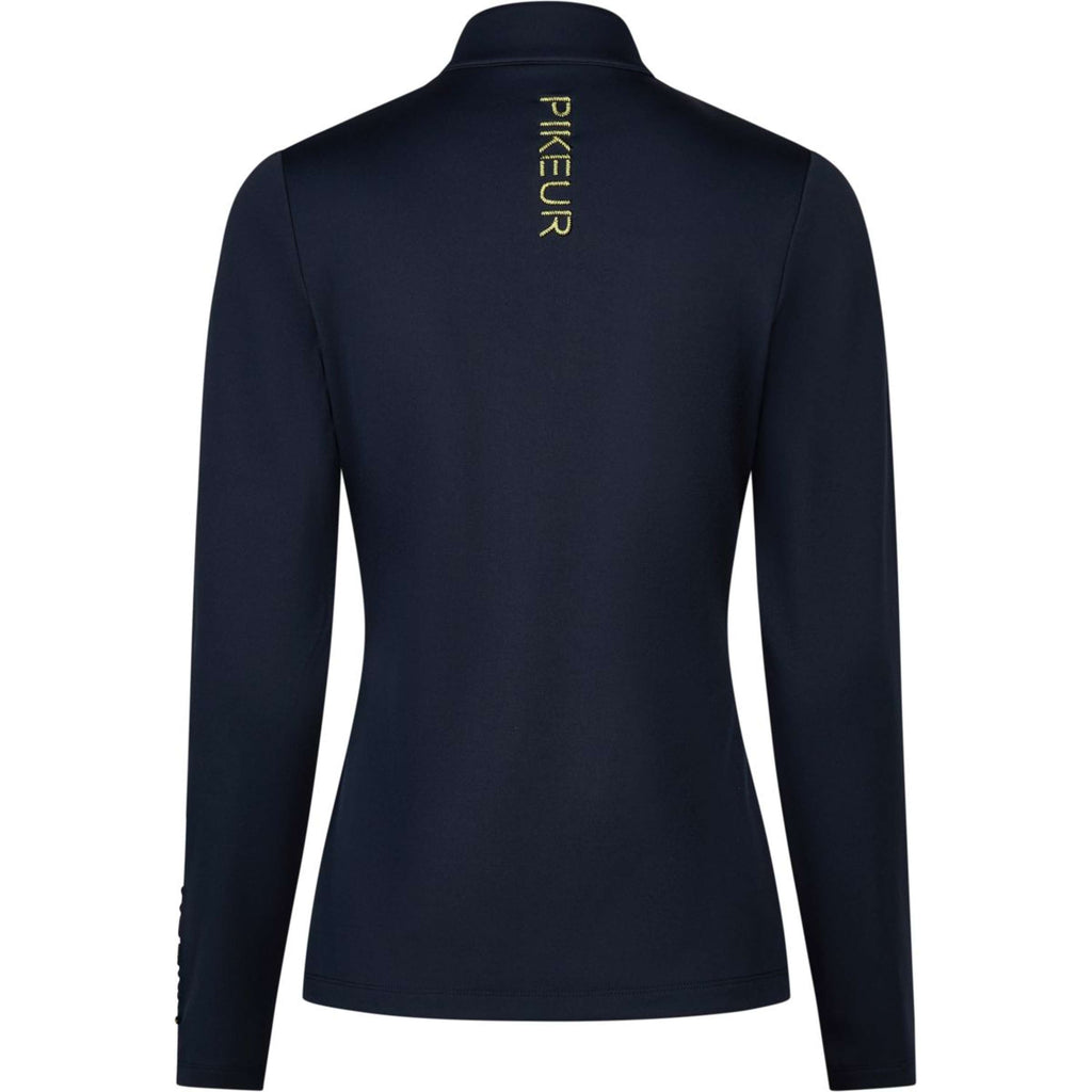 Pikeur Maglia Zip Athleisure AW26 Maniche Lunghe Navy Blue