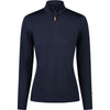 Pikeur Maglia Zip Athleisure AW26 Maniche Lunghe Navy Blue
