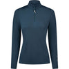 Pikeur Maglia Zip Athleisure AW26 Maniche Lunghe Pine Green