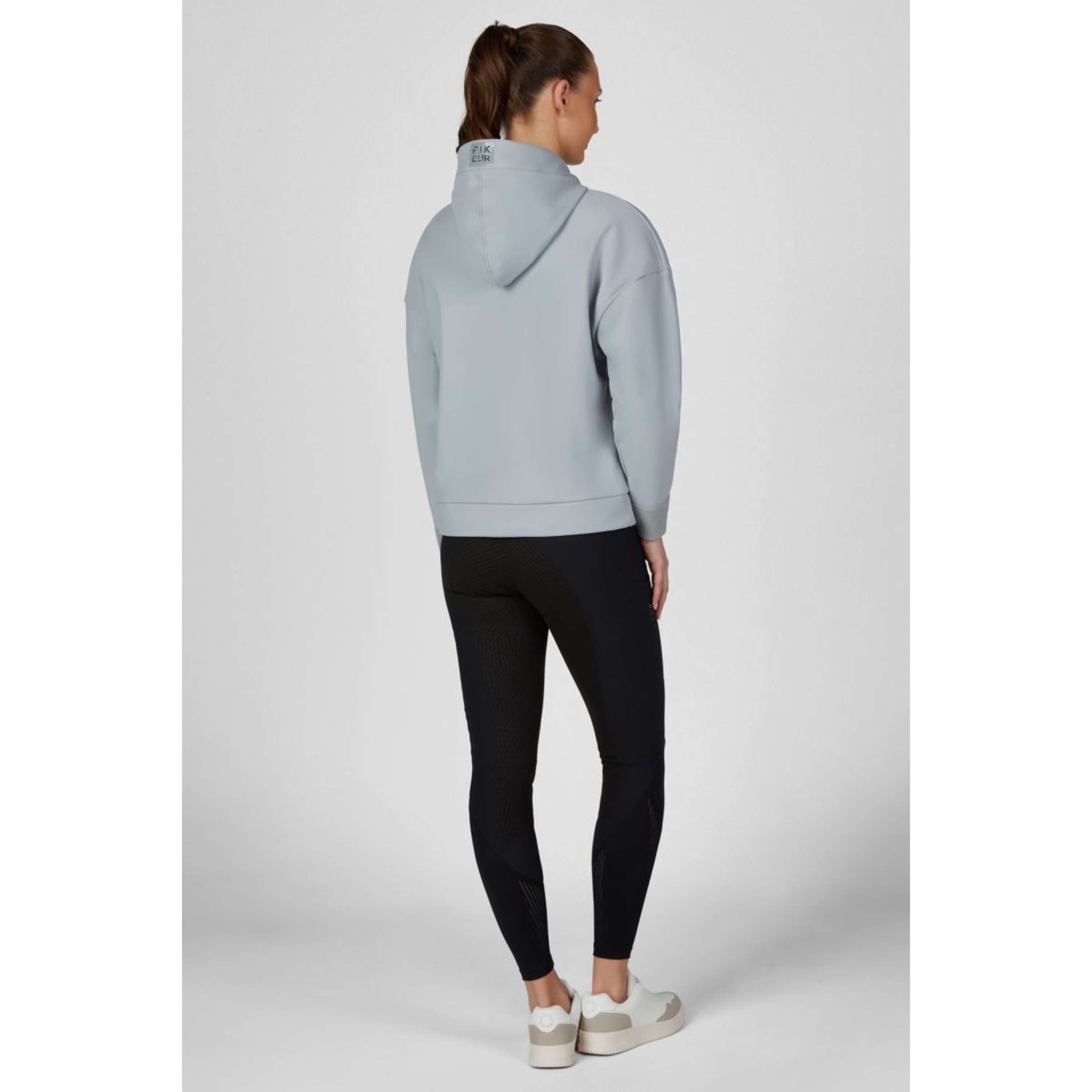 Pikeur Felpa con cappuccio PlushLuxe Selection AW26 Dusty Blue