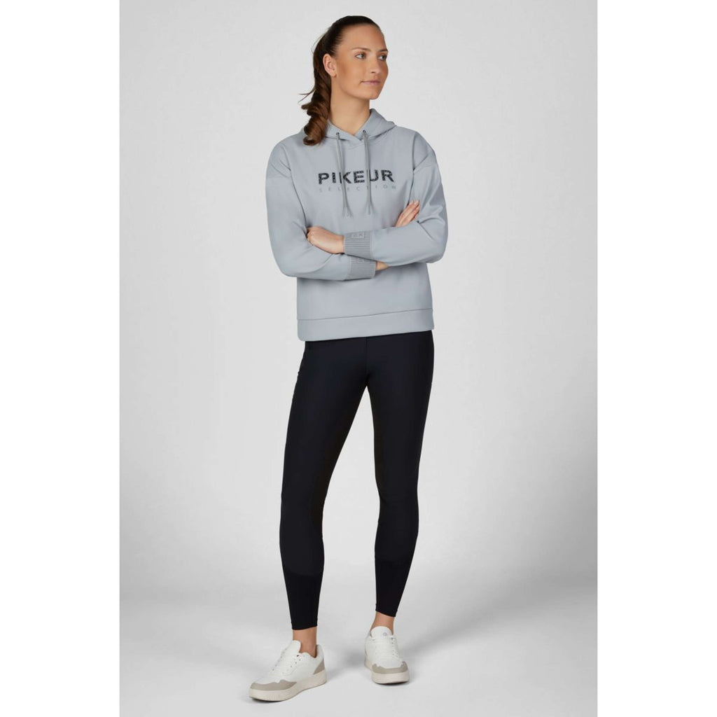 Pikeur Felpa con cappuccio PlushLuxe Selection AW26 Dusty Blue