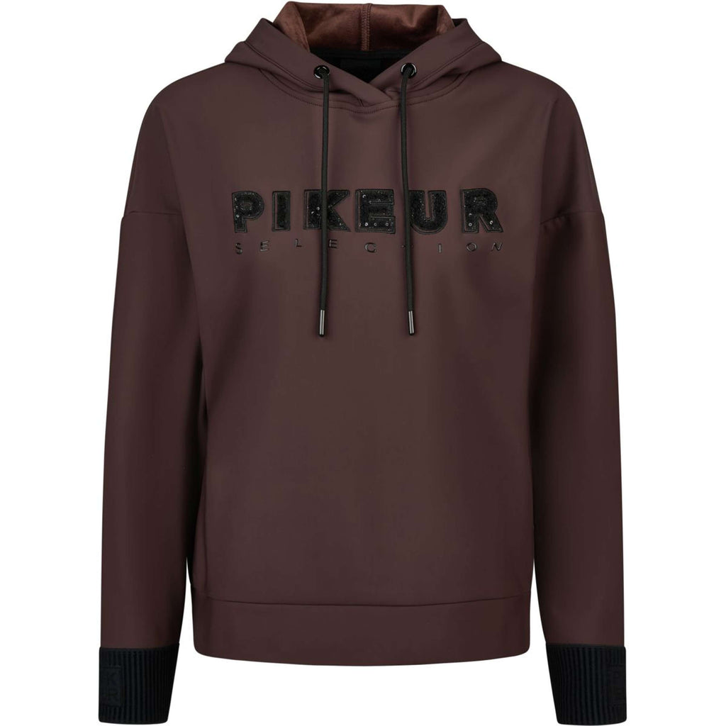 Pikeur Felpa con cappuccio PlushLuxe Selection AW26 Marrone Cioccolato