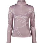 Pikeur Maglia Zip Print Selection AW26 Maniche Lunghe Ash Mauve