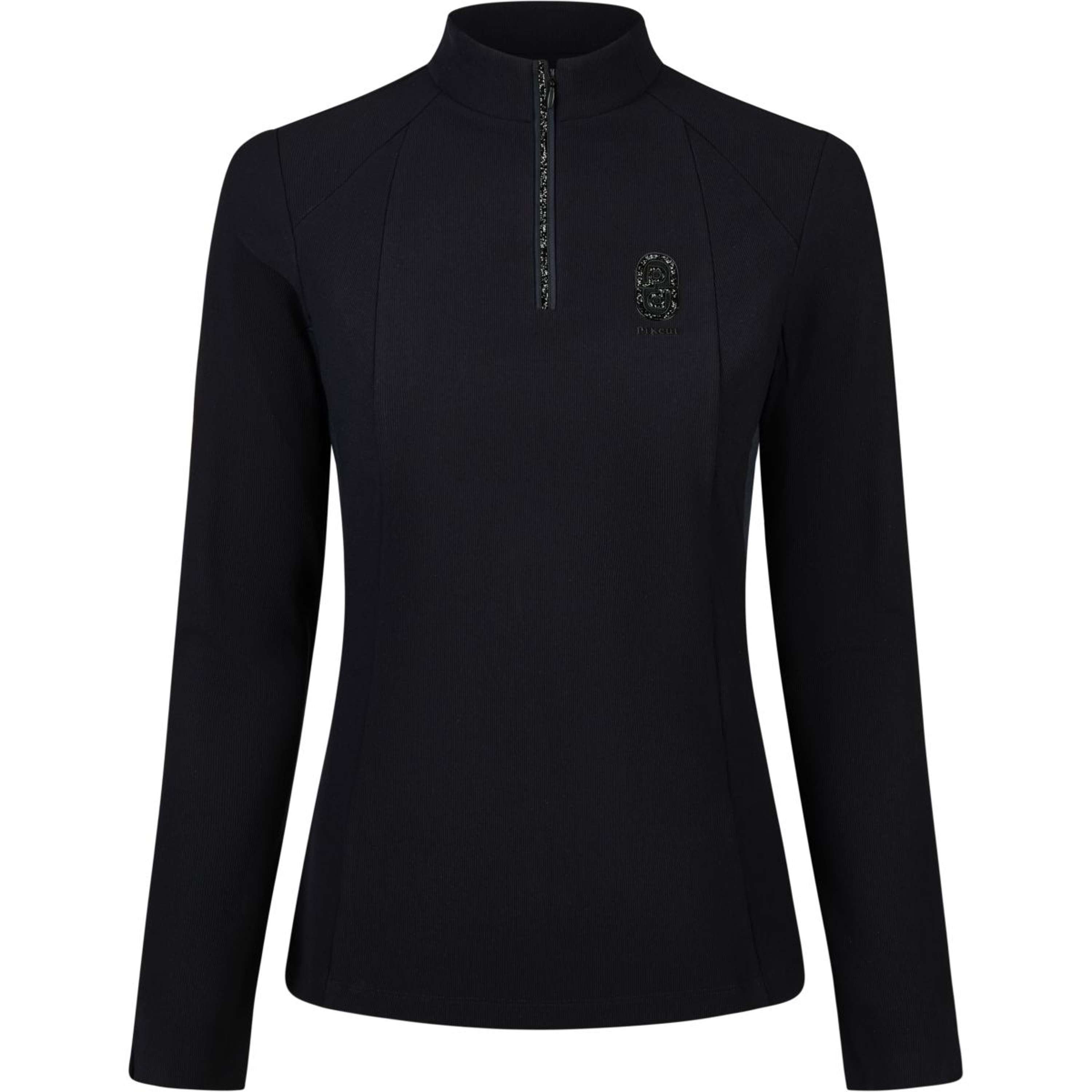Pikeur Maglia Zip Rip Selection AW26 Maniche Lunghe Nero