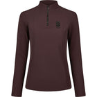 Pikeur Maglia Zip Rip Selection AW26 Maniche Lunghe Marrone Cioccolato