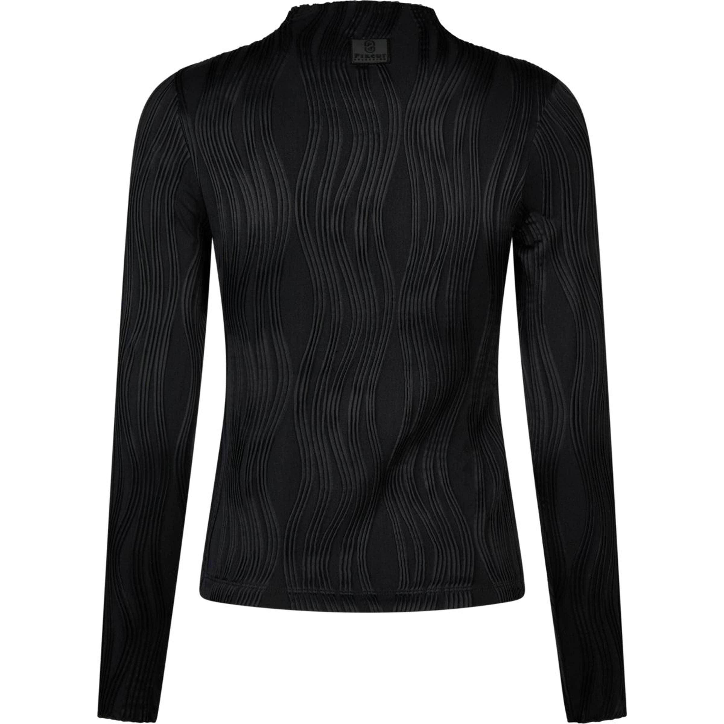 Pikeur Maglia Waveline Selection AW26 Maniche Lunghe Nero