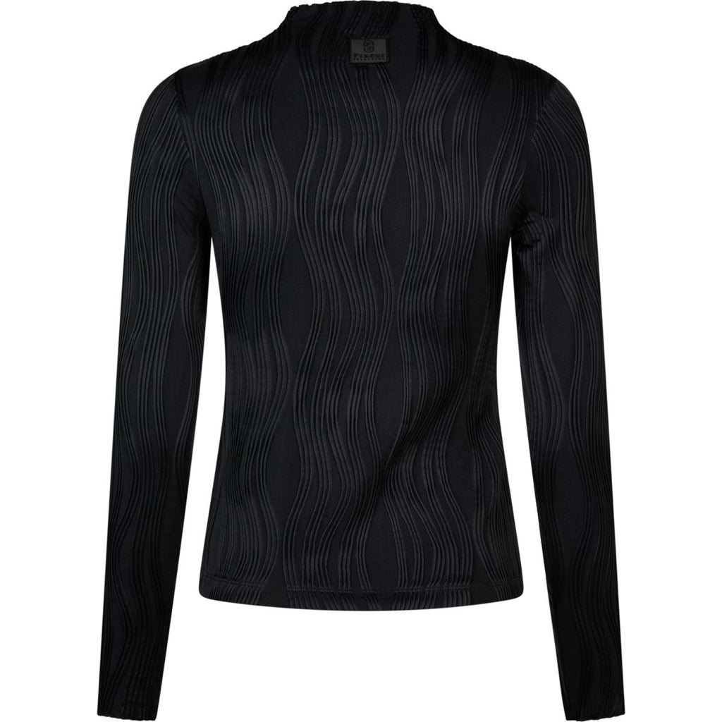 Pikeur Maglia Waveline Selection AW26 Maniche Lunghe Nero