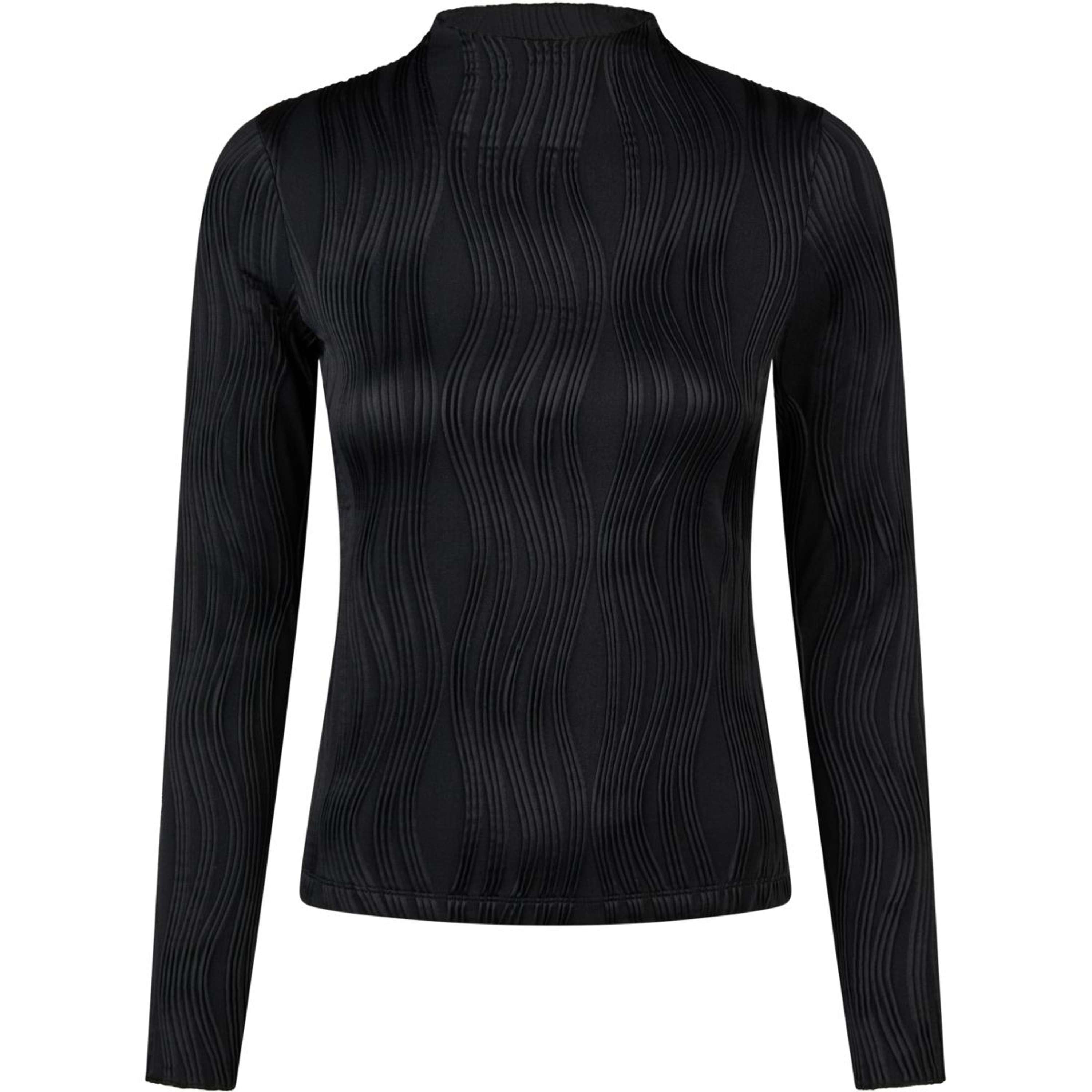 Pikeur Maglia Waveline Selection AW26 Maniche Lunghe Nero