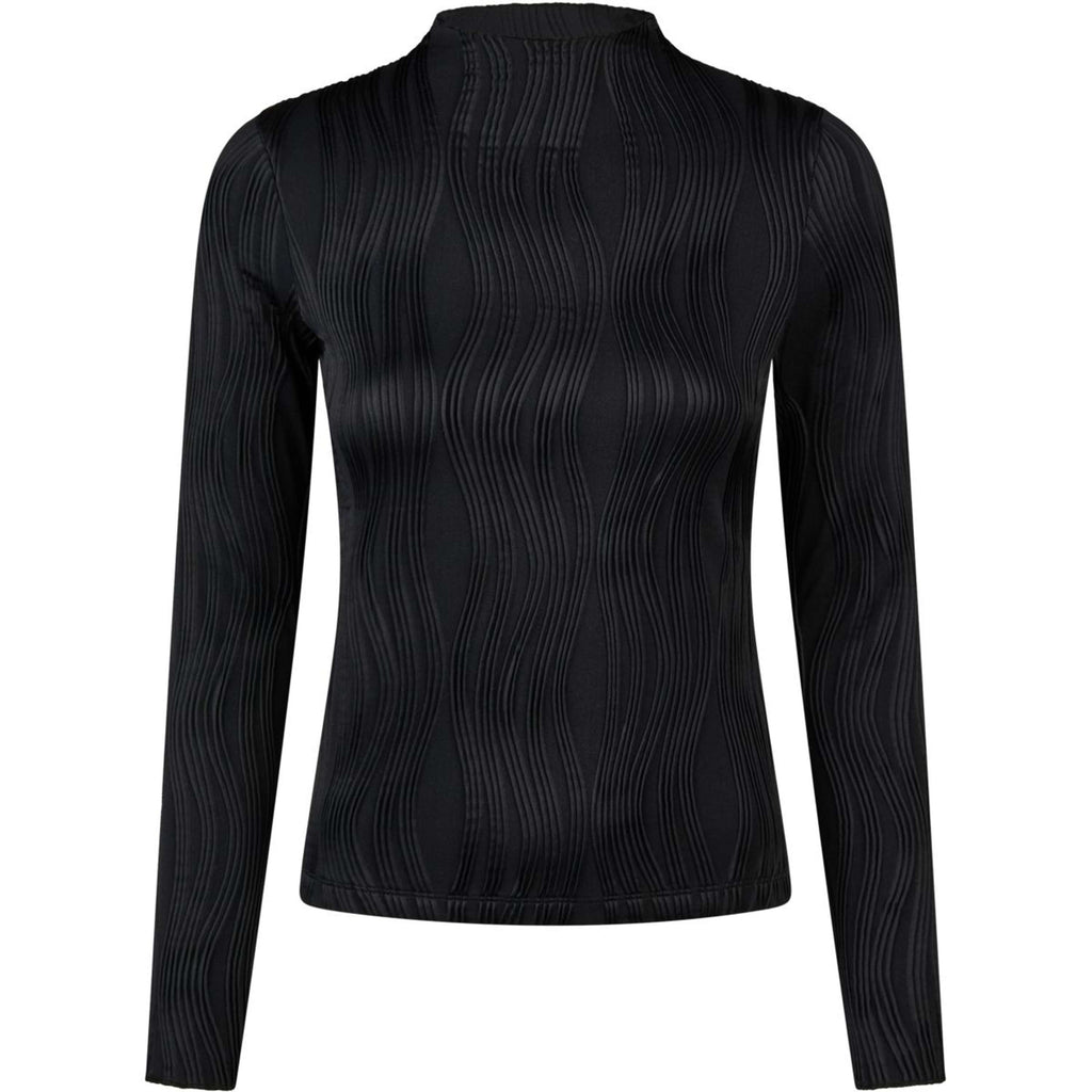 Pikeur Maglia Waveline Selection AW26 Maniche Lunghe Nero