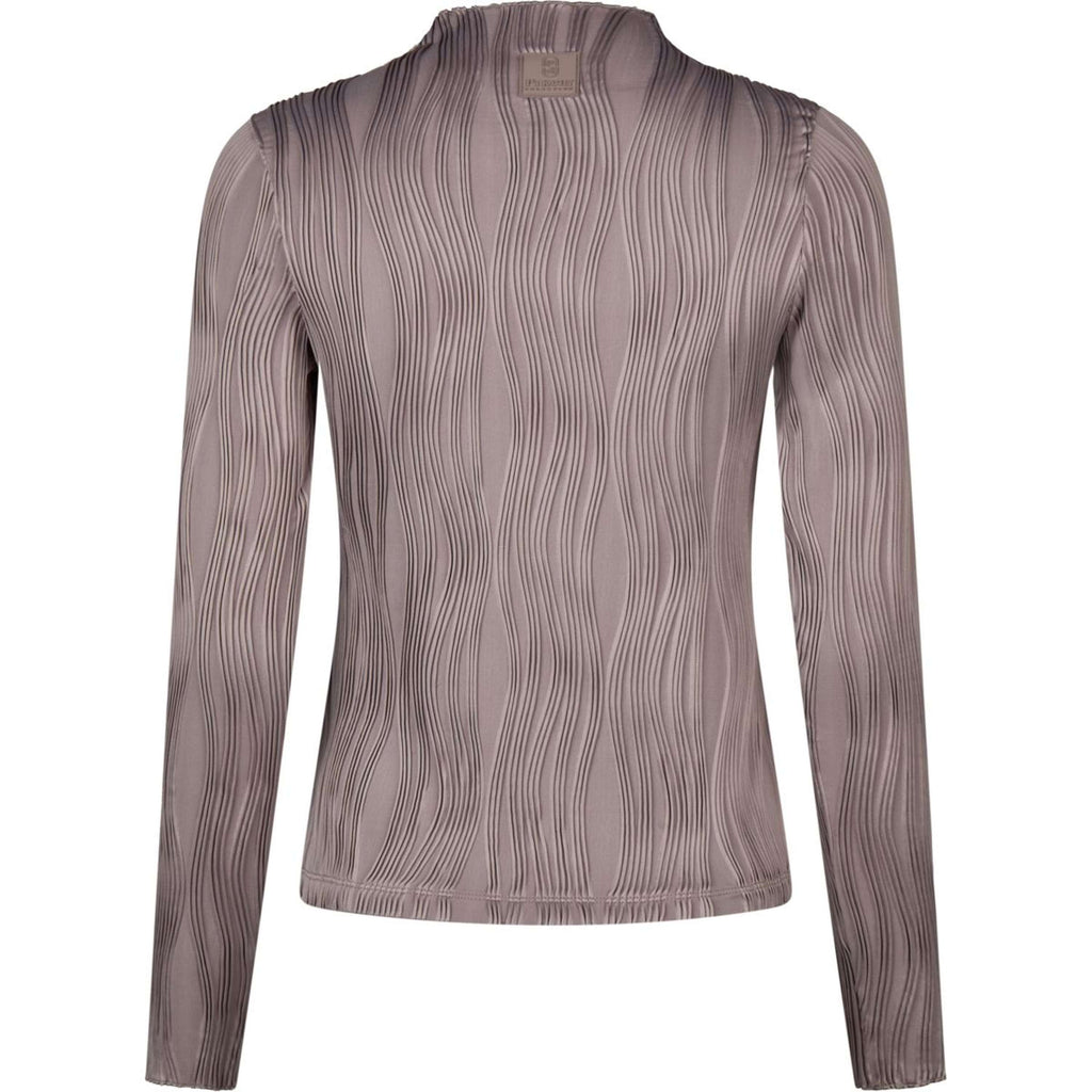Pikeur Maglia Waveline Selection AW26 Maniche Lunghe Ash Mauve