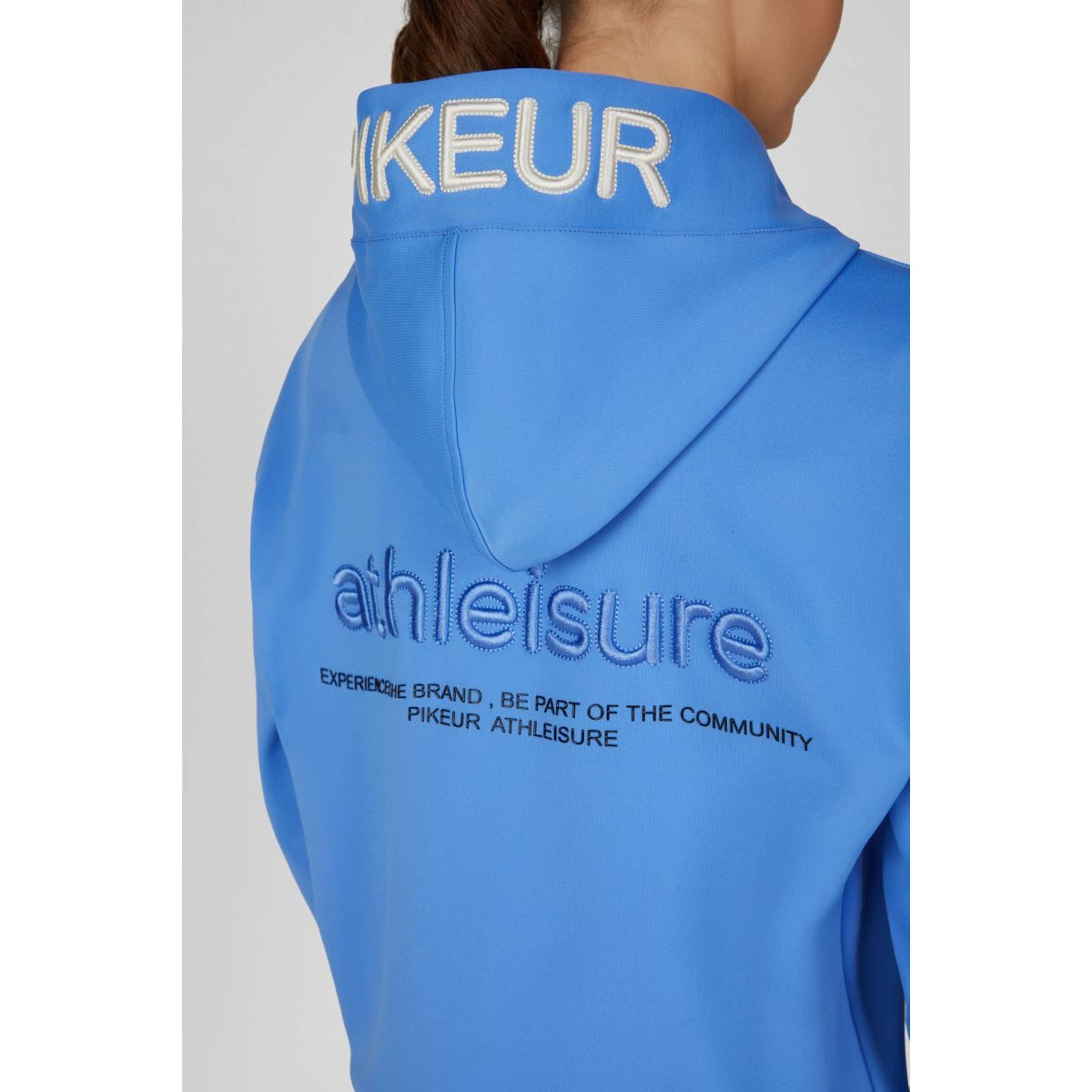 Pikeur Felpa con cappuccio e zip Athleisure AW26 Electric Blue