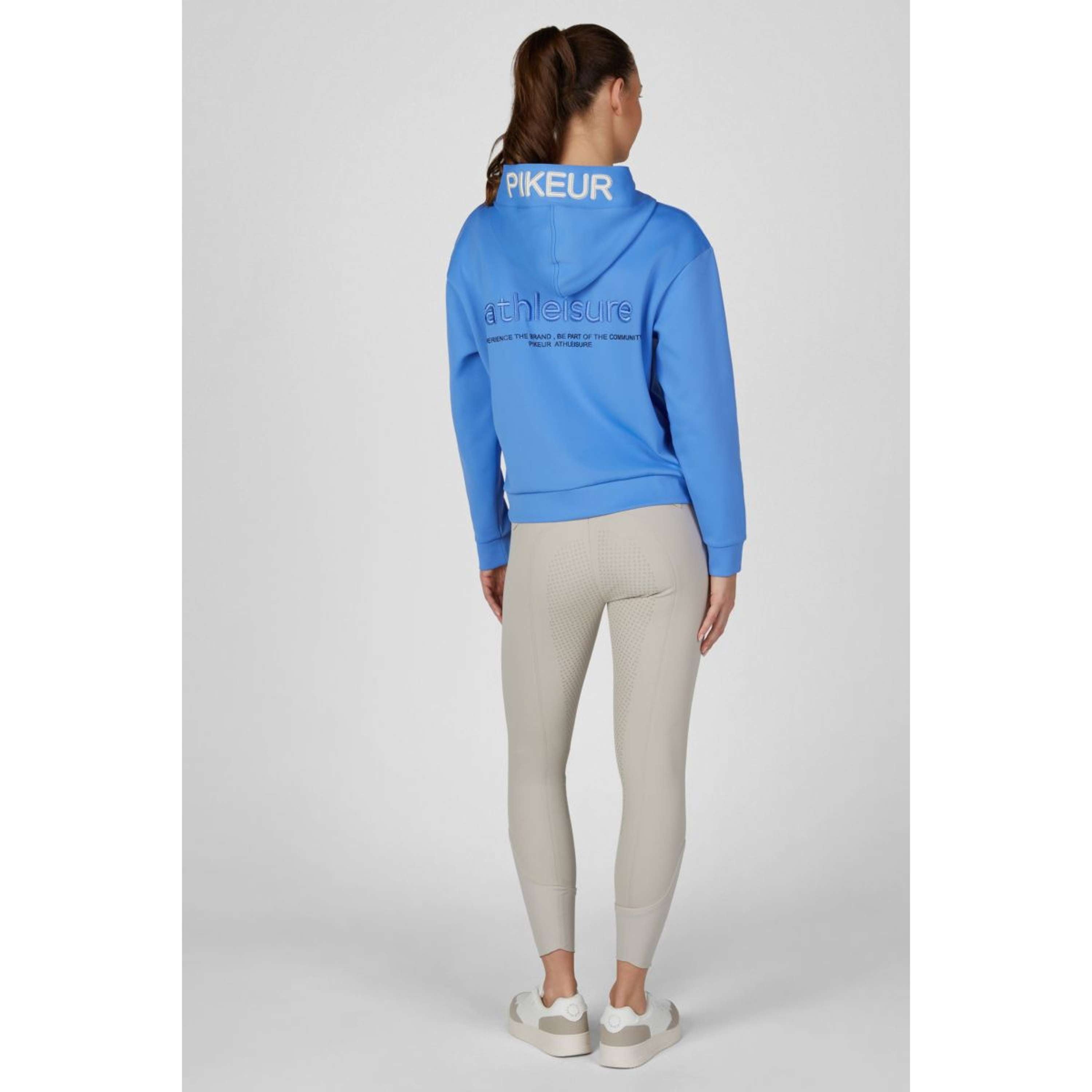 Pikeur Felpa con cappuccio e zip Athleisure AW26 Electric Blue