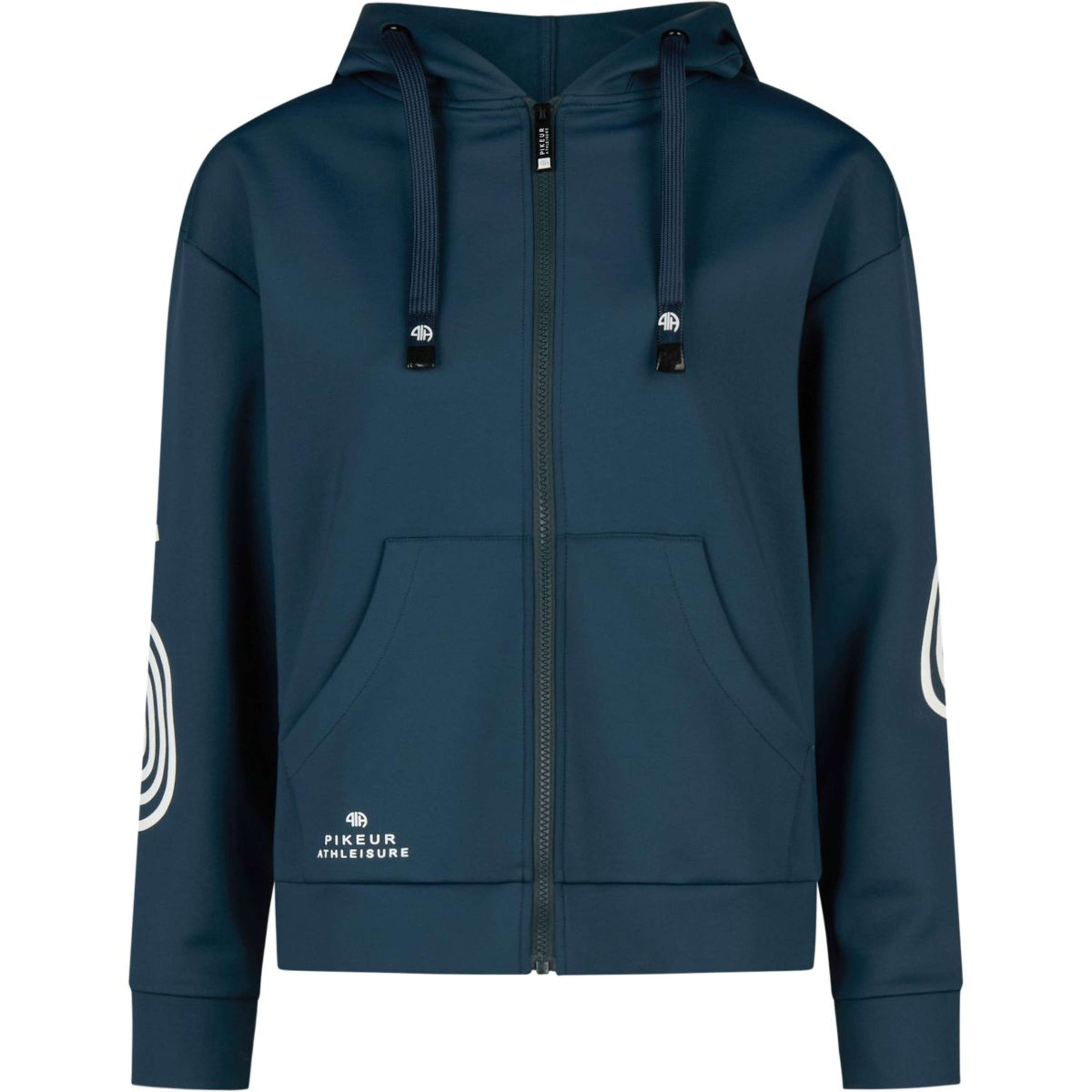Pikeur Felpa con cappuccio e zip Athleisure AW26 Pine Green