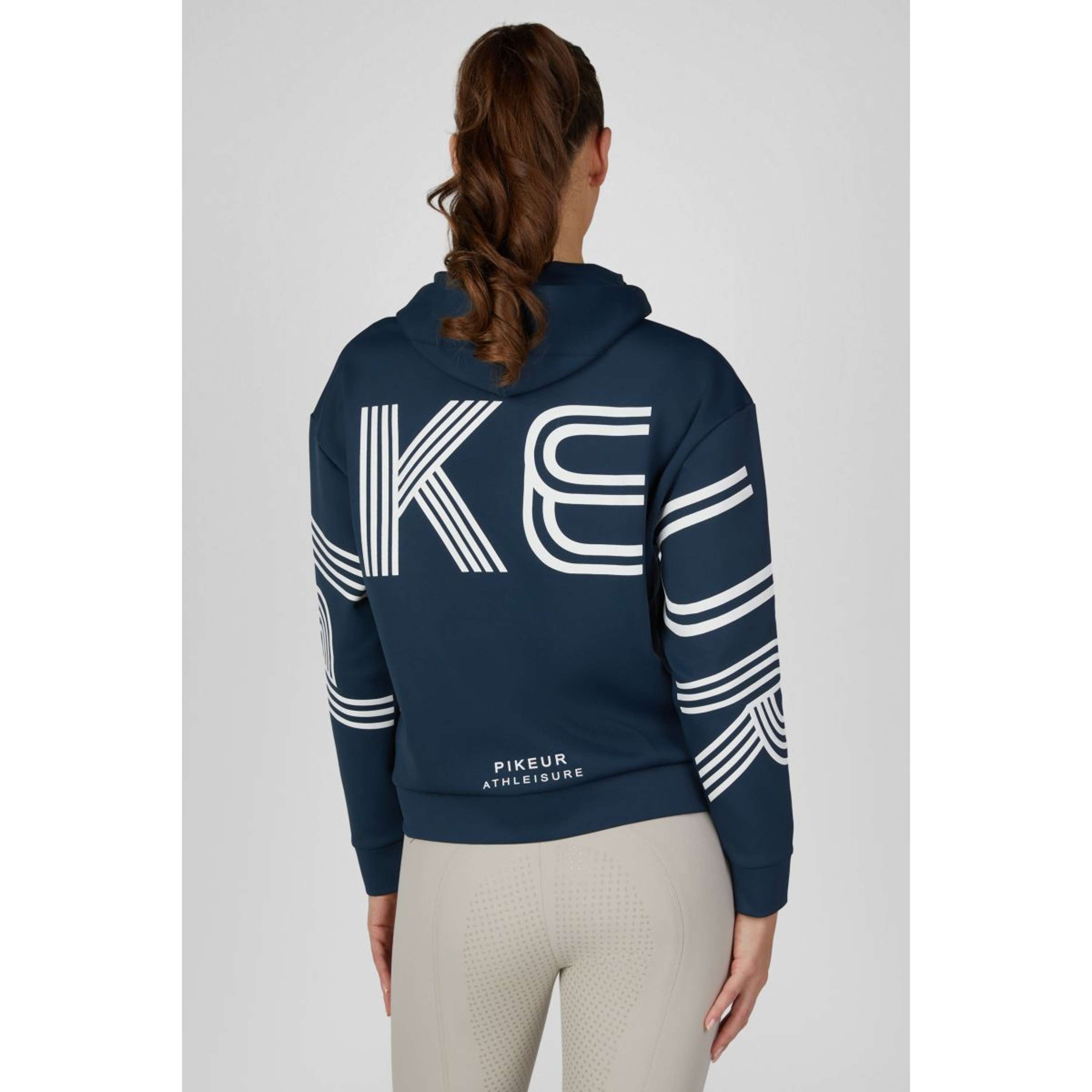 Pikeur Felpa con cappuccio e zip Athleisure AW26 Pine Green