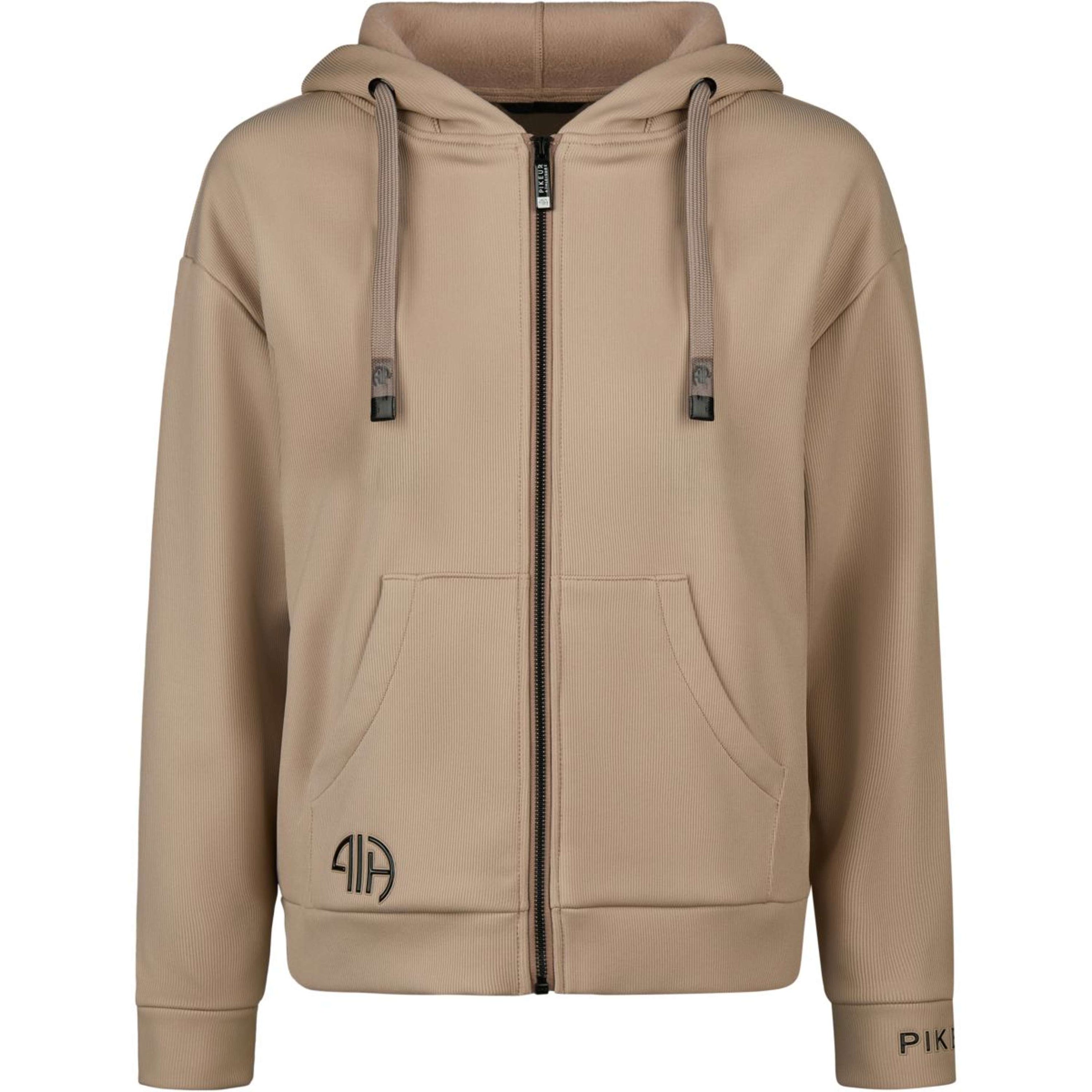 Pikeur Felpa con cappuccio e zip Rip Athleisure AW26 Mocha Cream
