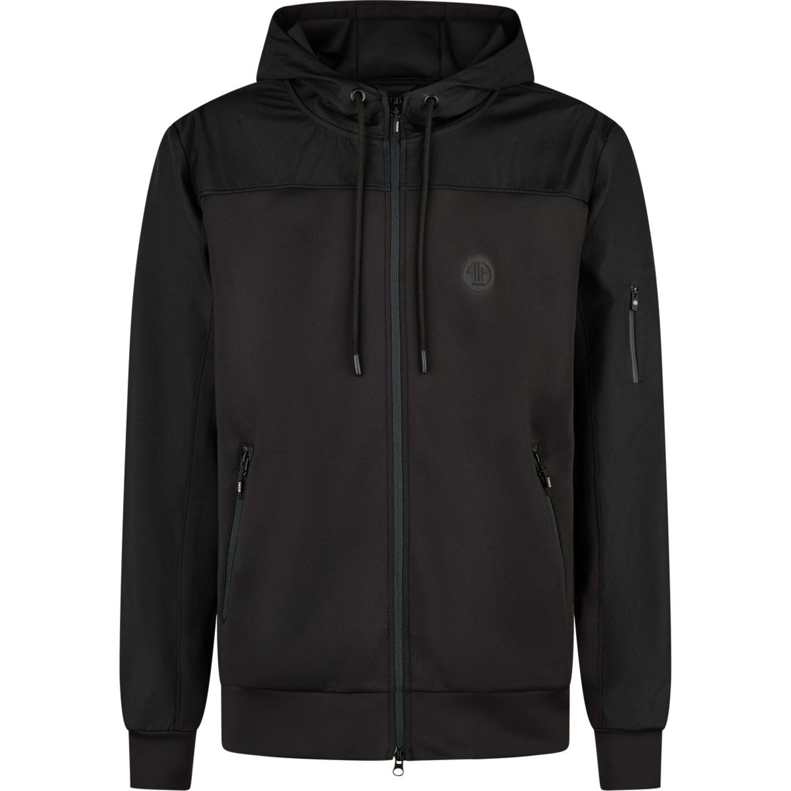 Pikeur Felpa con cappuccio e zip Athleisure AW26 Uomini Nero