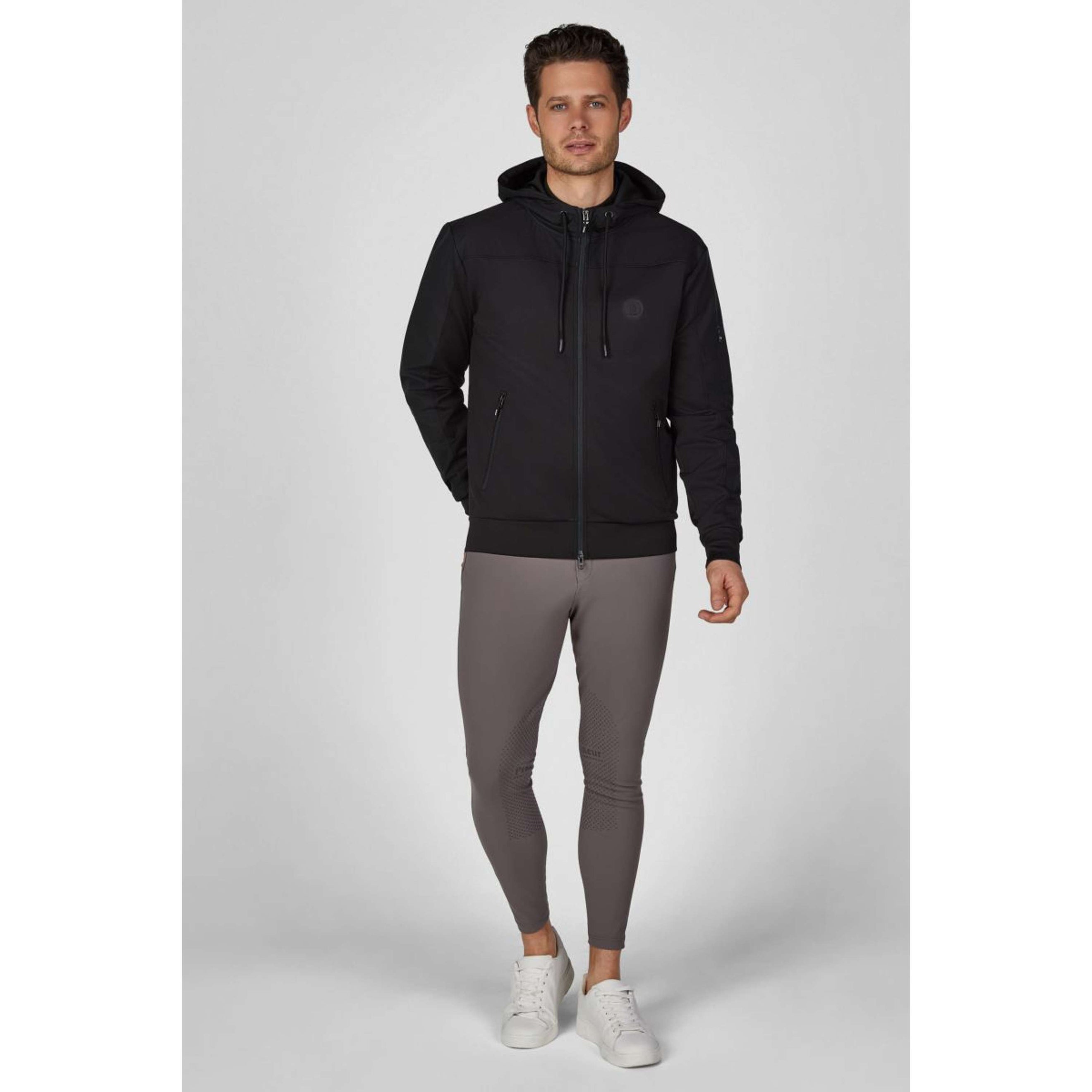 Pikeur Felpa con cappuccio e zip Athleisure AW26 Uomini Nero