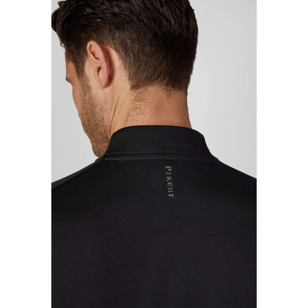 Pikeur Maglia Zip Athleisure AW26 Uomini Nero