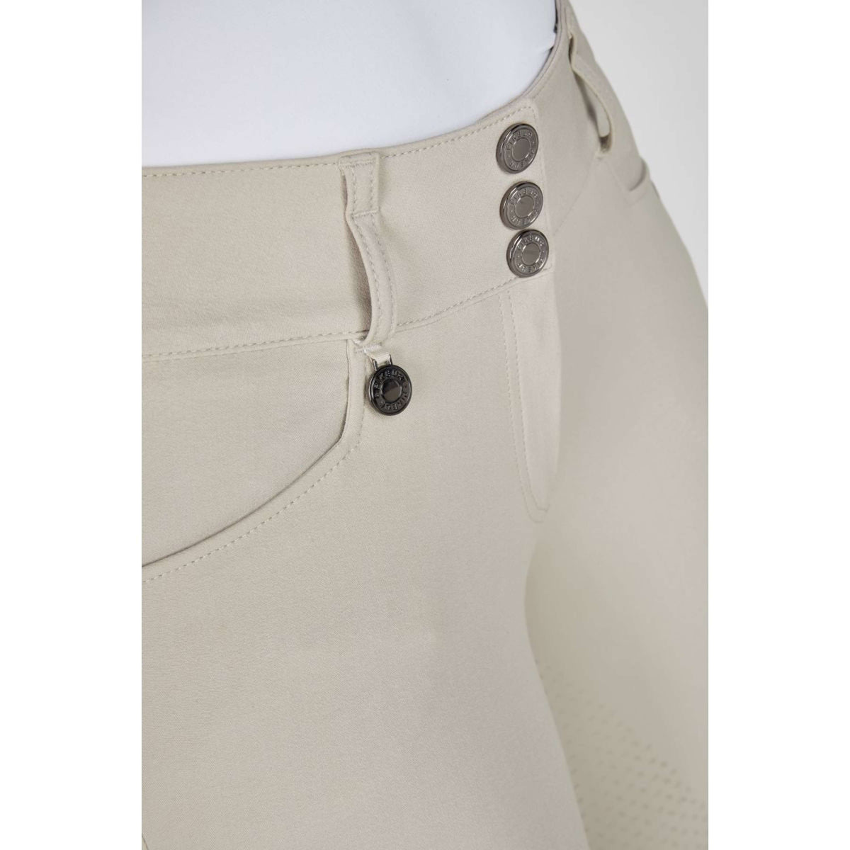 Pikeur Pantaloni da Equitazione Candela SD SS26 Full Grip Pearl Gray