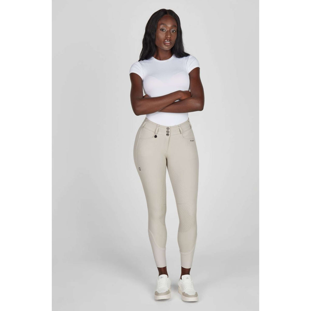 Pikeur Pantaloni da Equitazione Candela SD SS26 Full Grip Pearl Gray